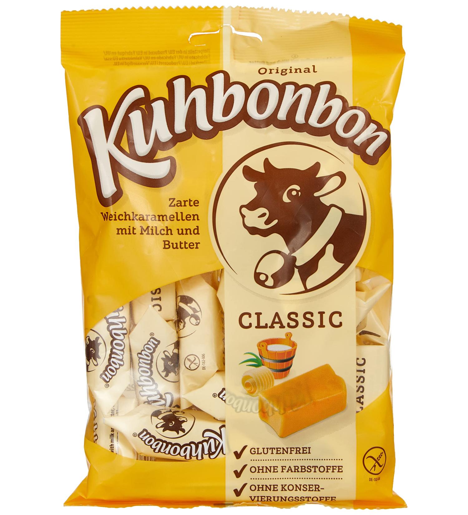 Cowbonbon Classic Soft Caramel Candy - Gluten-Free Toffee Candies | 200g Pack of Sweet Delights - Buy Online on GoSupps.com