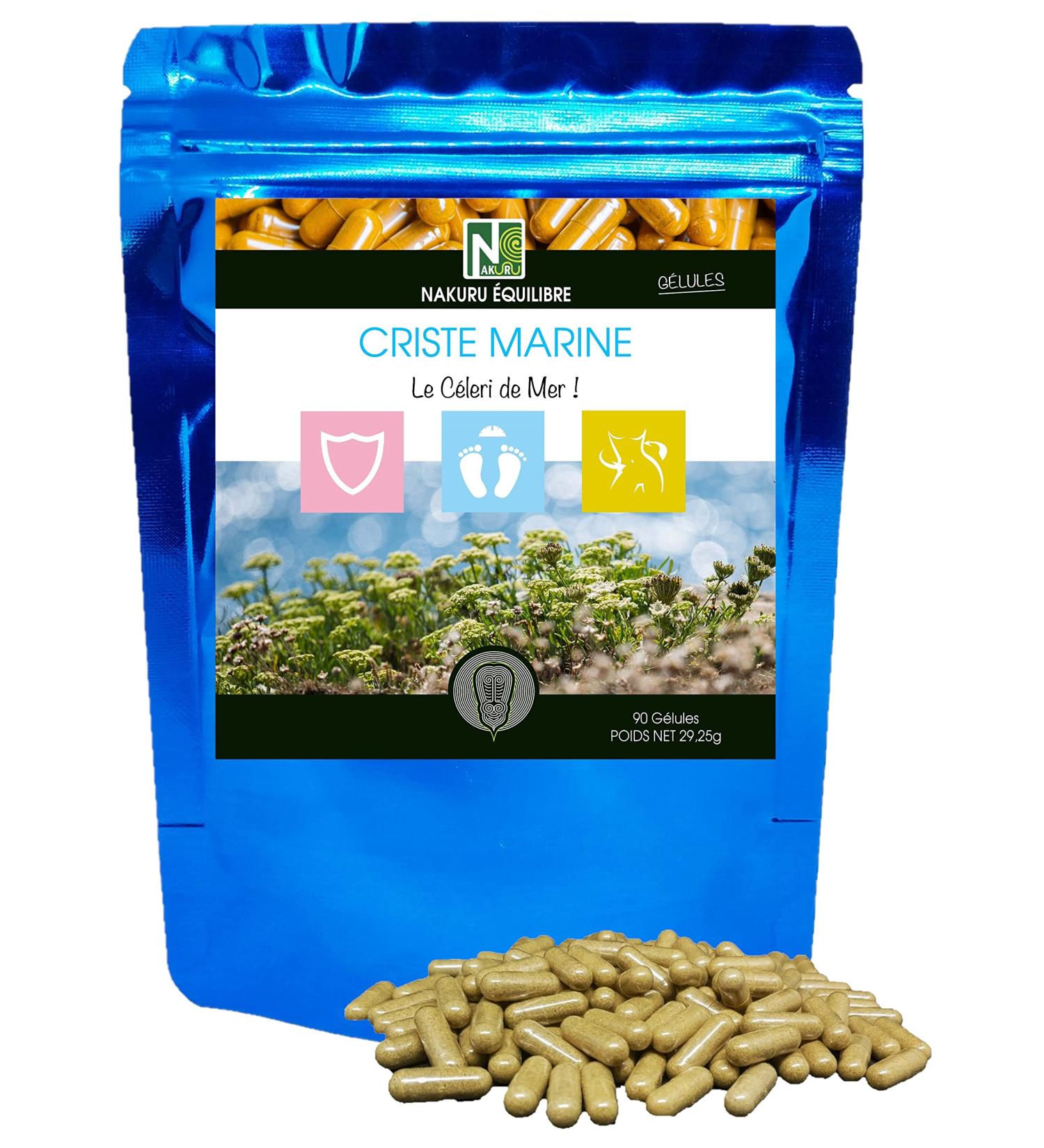 NAKURU | Criste Marine | Balance Range | Made in France | Sea Celery! | (90 Capsules of 275mg / Net Weight: 29g) - Buy Online on GoSupps.com
