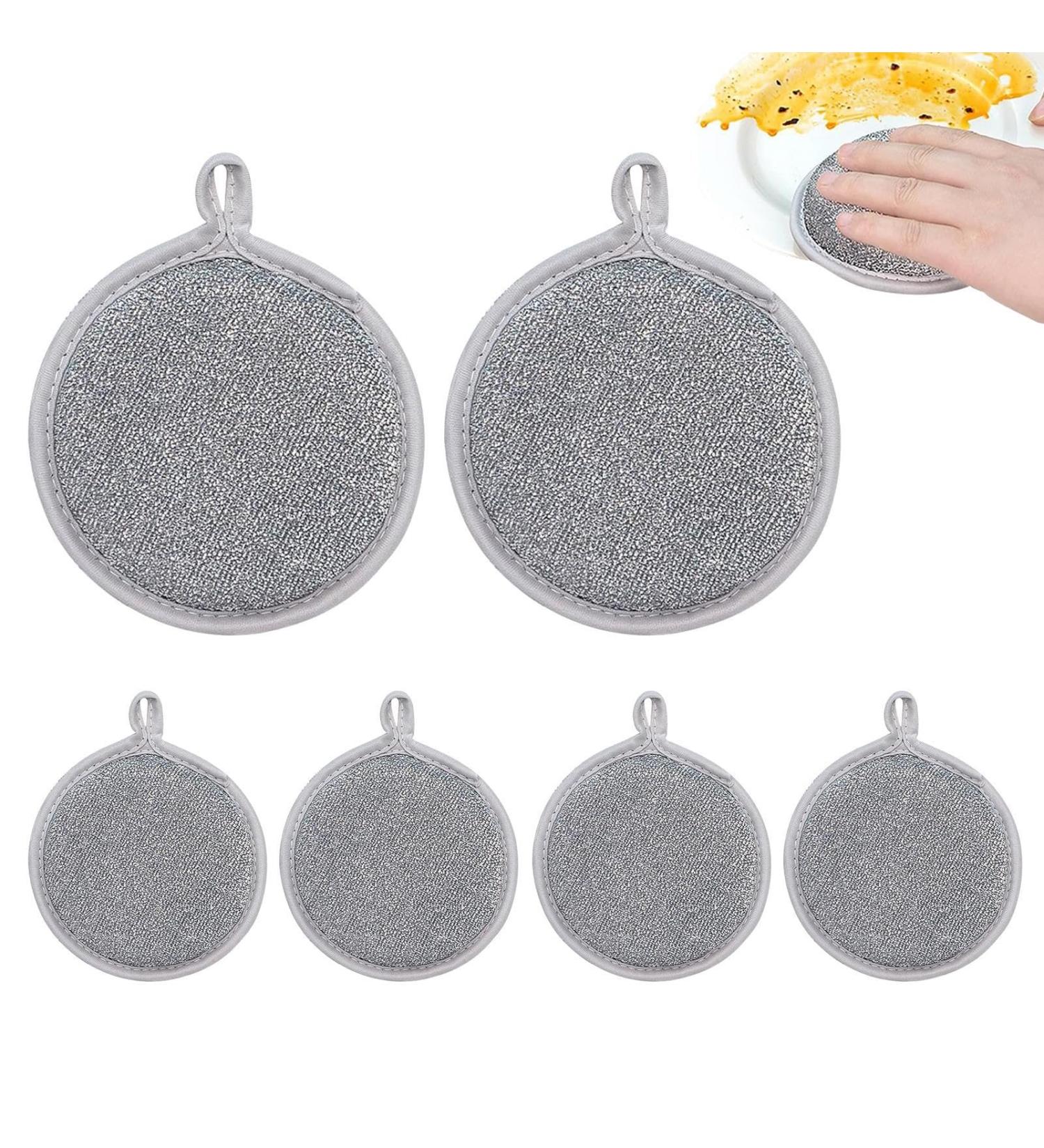 Multipurpose Wire Washing Rags - Reusable Kitchen Cleaning Wire Dish Towels | Lint Duster Cloth | Multipurpose Quick Dry Towels for Cleaning Electronics Tableware Kitchenware - Buy Online on GoSupps.com