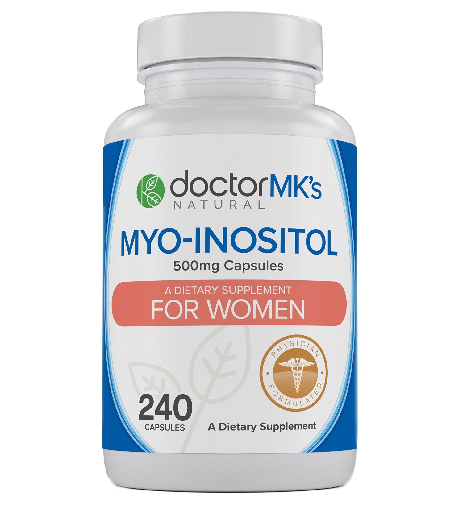 Myo-Inositol for PCOS: 240 Count Value Bottle by Doctor MK's | Pack of 1 - Buy Online on GoSupps.com