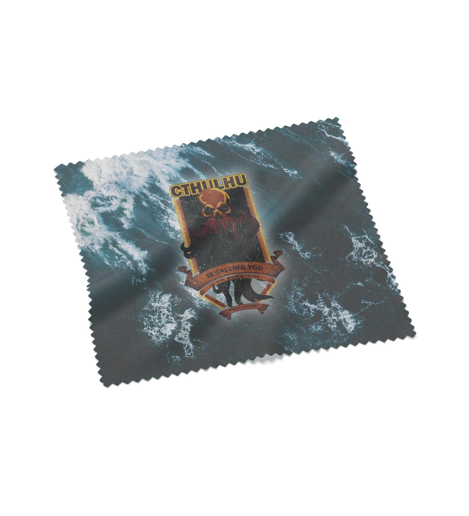 Urban Backwoods Cthulhu Is Calling You Microfiber Cloth Glasses Cleaning Cloth
