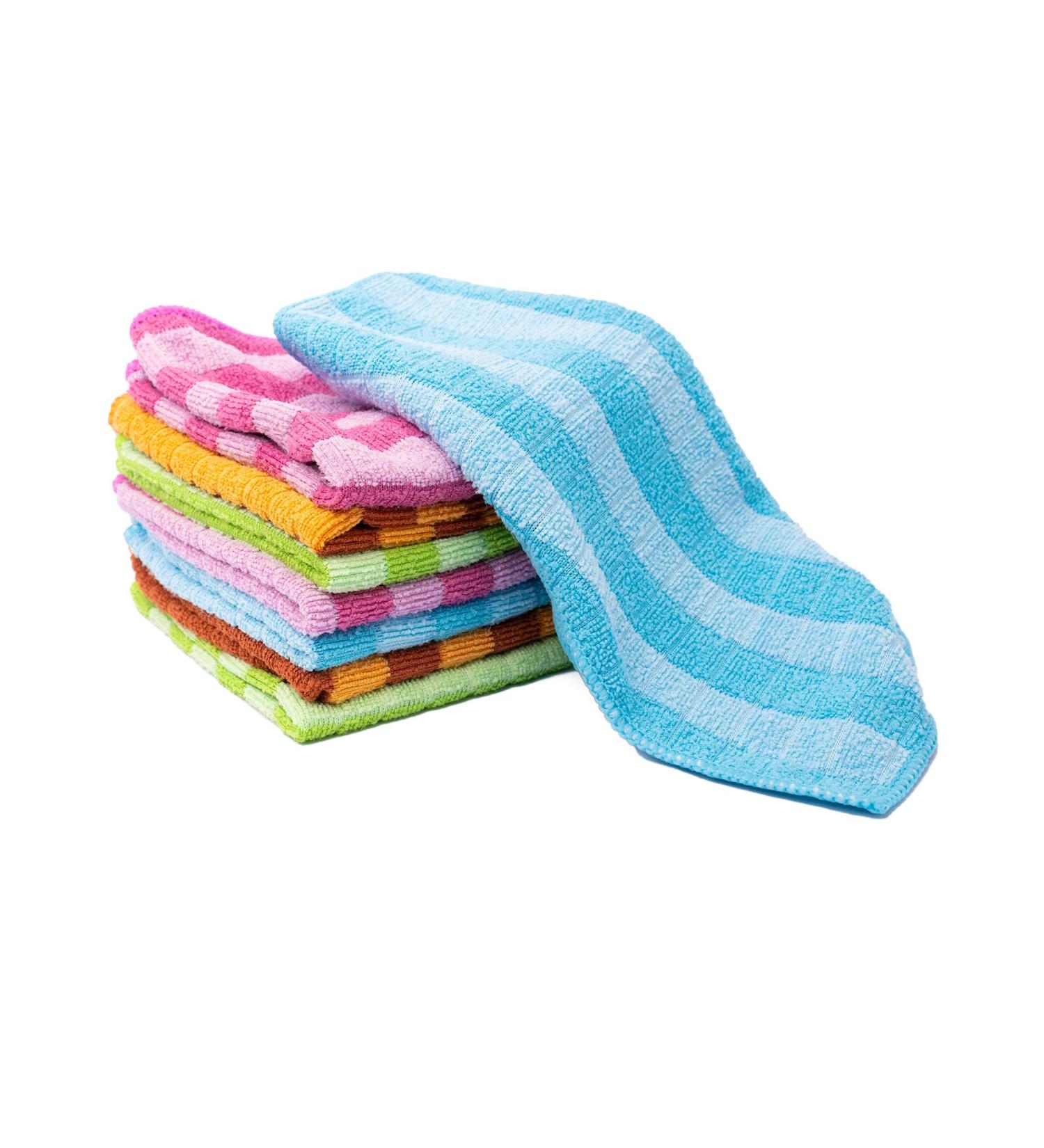 YSN 8 Piece Fluffy Microfiber Wash Cloth Set | Hand Towels Soap Rags & Wash Blankets | Premium Quality for Home & Travel - Buy Online on GoSupps.com