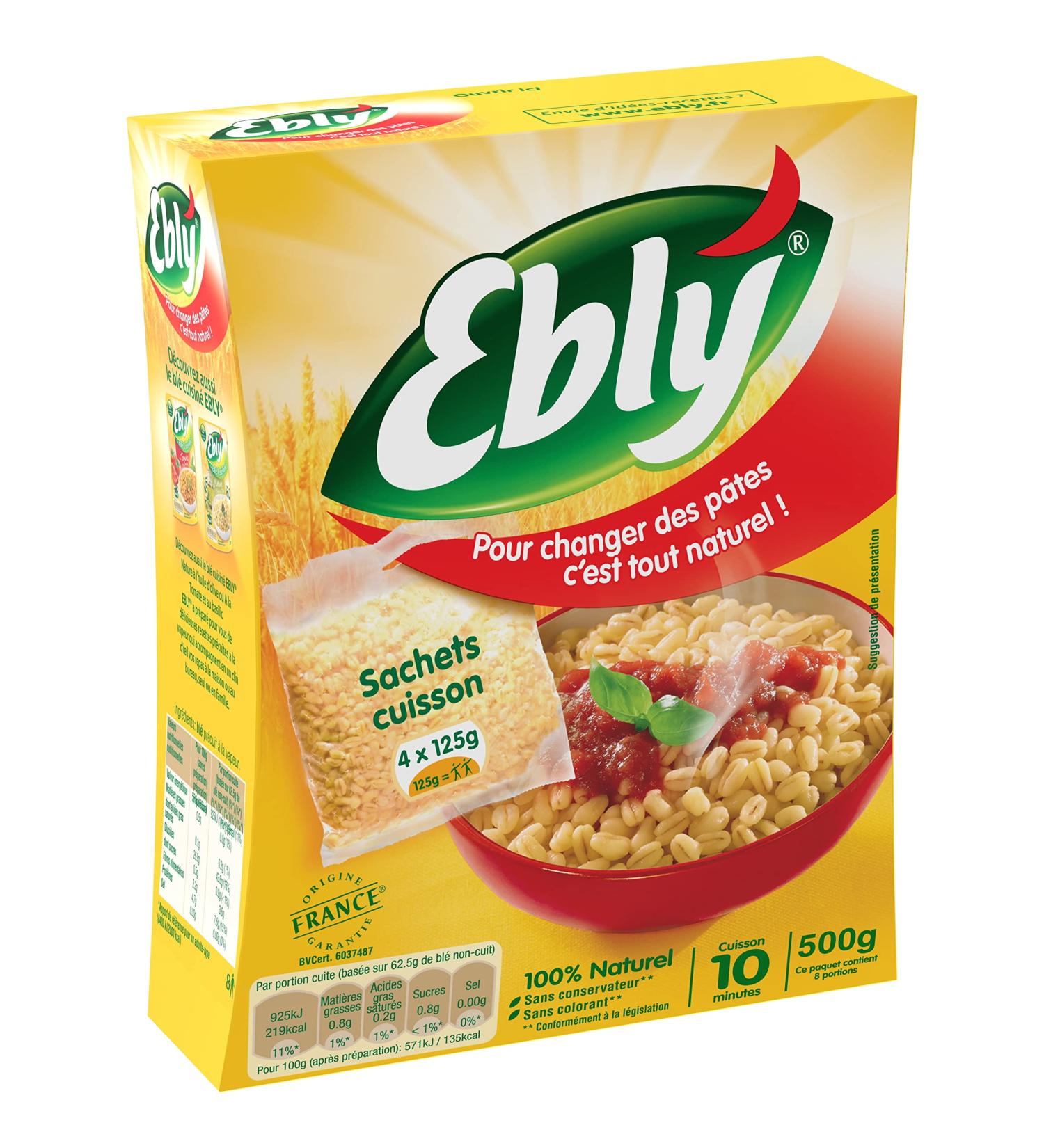 Ebly EBLY Wheat 10-minute cooking time 4 x 125g