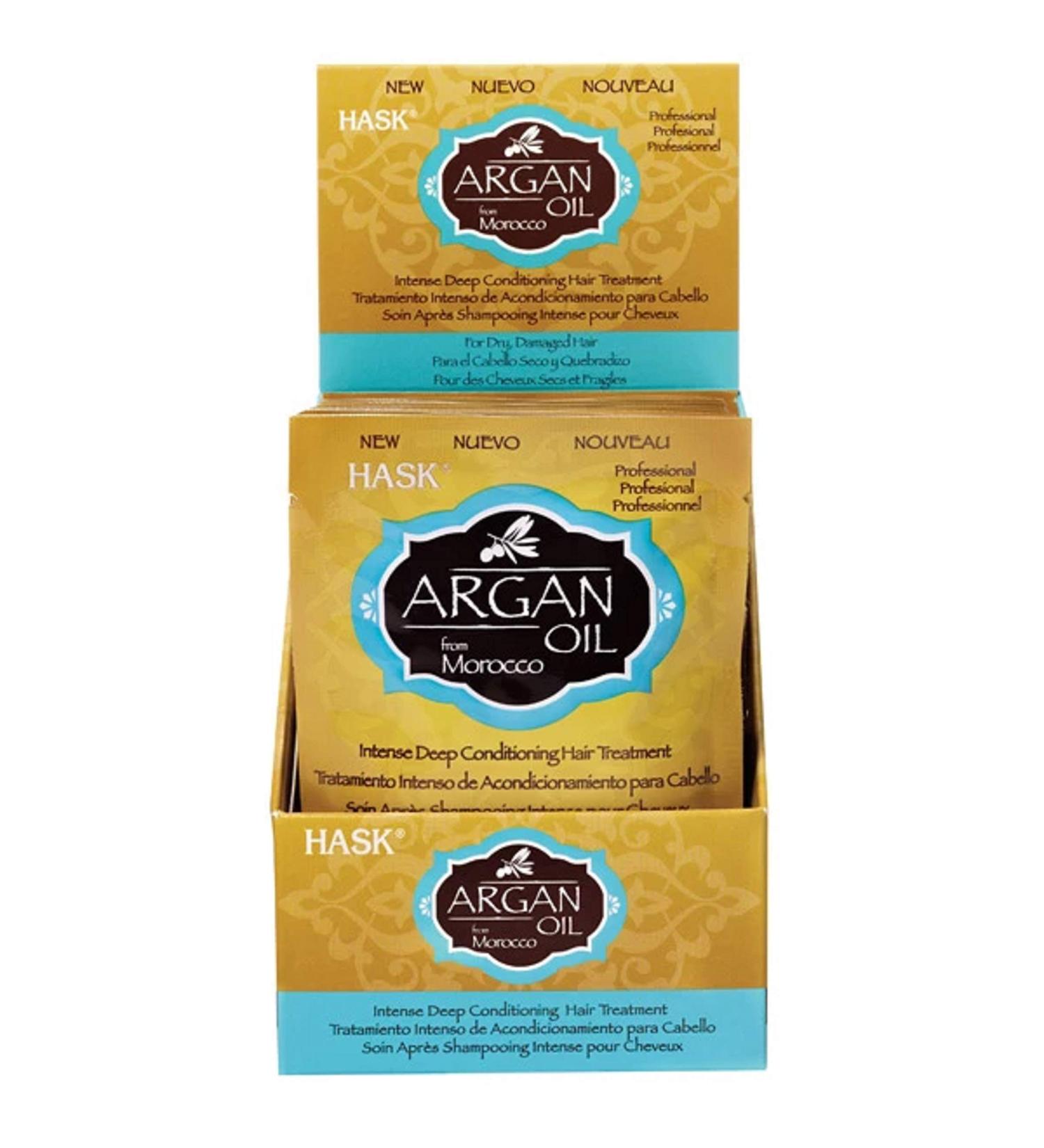 Hask Argan Oil Repairing Deep Conditioner 1.75 oz - Pack of 12 | Hair Treatment - Buy Online on GoSupps.com