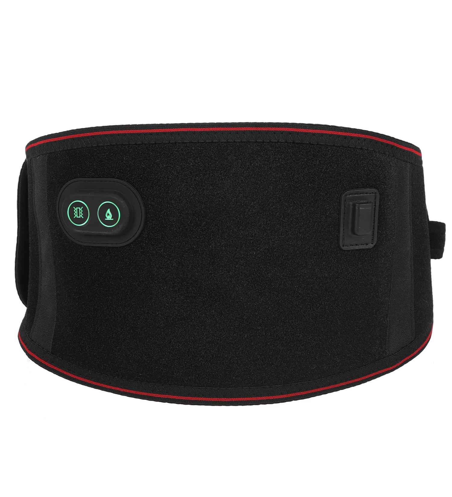 Heating Belts for Back Pain Relief - 3 Temp Vibration Massage Portable Lumbar Heater - Buy Online on GoSupps.com