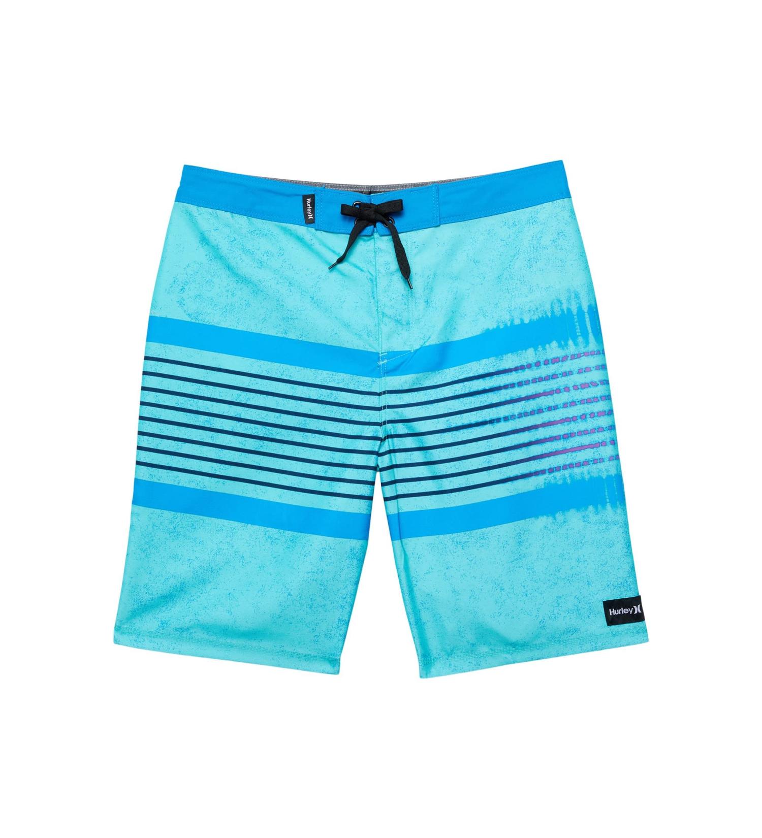 Hurley Boys Hrlb Gradient Stripe Boardshrt Board Shorts 12 Years Green (Aurora Green)