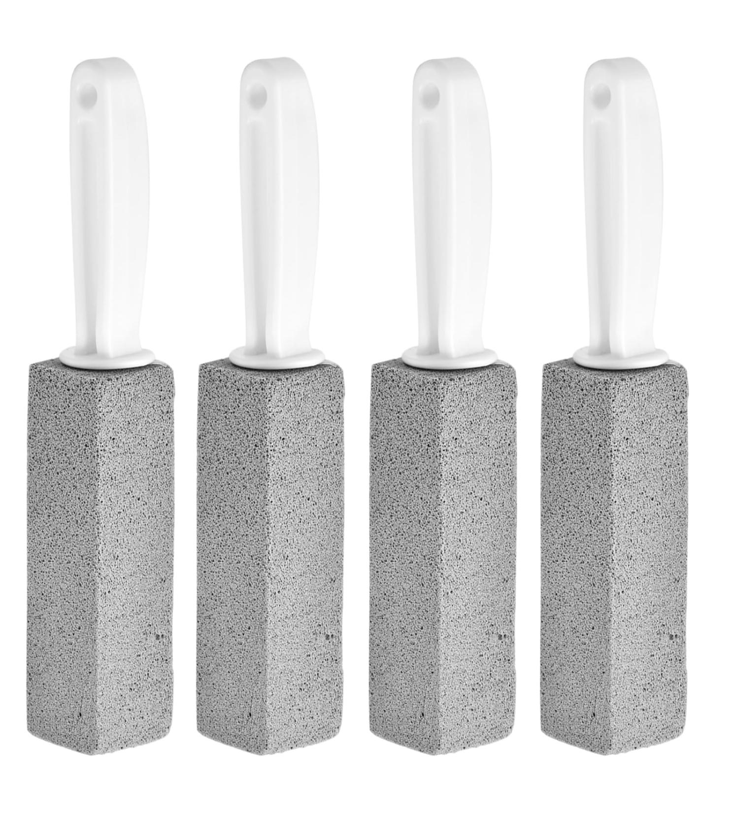CHStarina 4-Piece Pumice Stone Cleaning Set - Effective Hard Water Stain Remover for Kitchen Toilet Shower & Pool - Buy Online on GoSupps.com