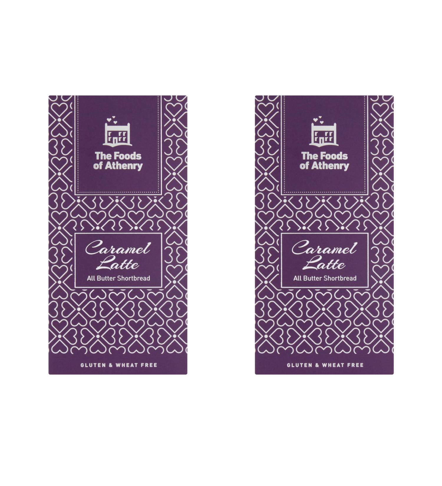 The Foods of Athenry Caramel Latte All Butter Shortbread 150g - Pack of 2
