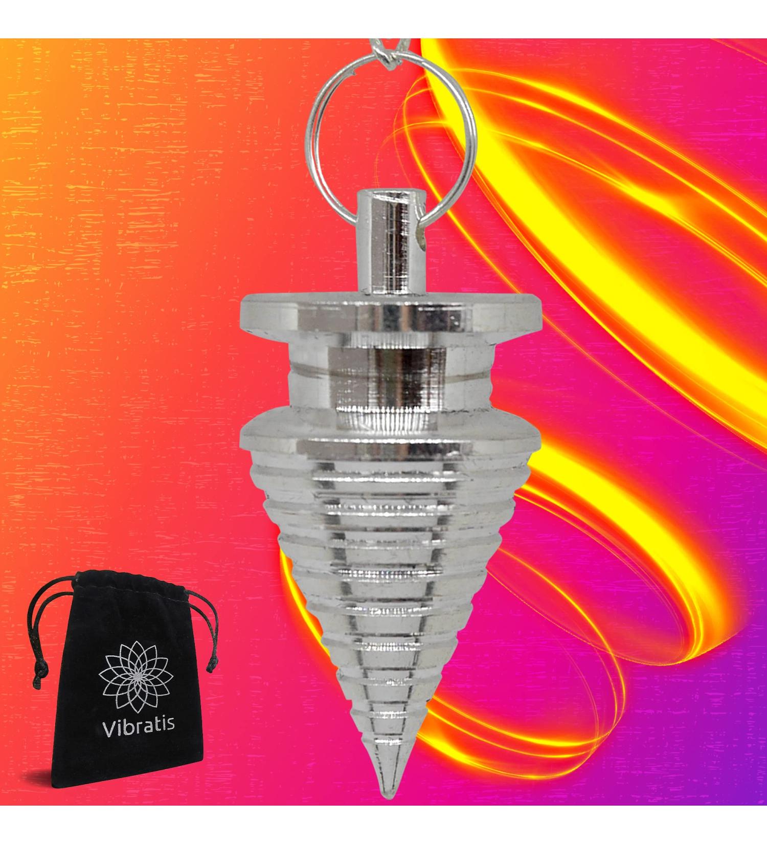 Gold-Plated Brass Pendulum for Fortune Telling | Universal Radiesthesia Spiral Tool for Manifesting Plans - International Shipping Available - Buy Online on GoSupps.com