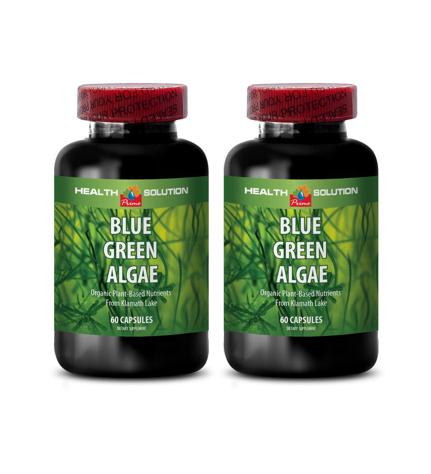 Klamath Blue Green Algae Capsules - Blue Green Algae - Boost The Immune System - Blue Green Algae - Blue Green Algae Supplement - Immune Support Supplement - Immune Booster - Blue Algae - 2B 60 Caps - Buy Online on GoSupps.com