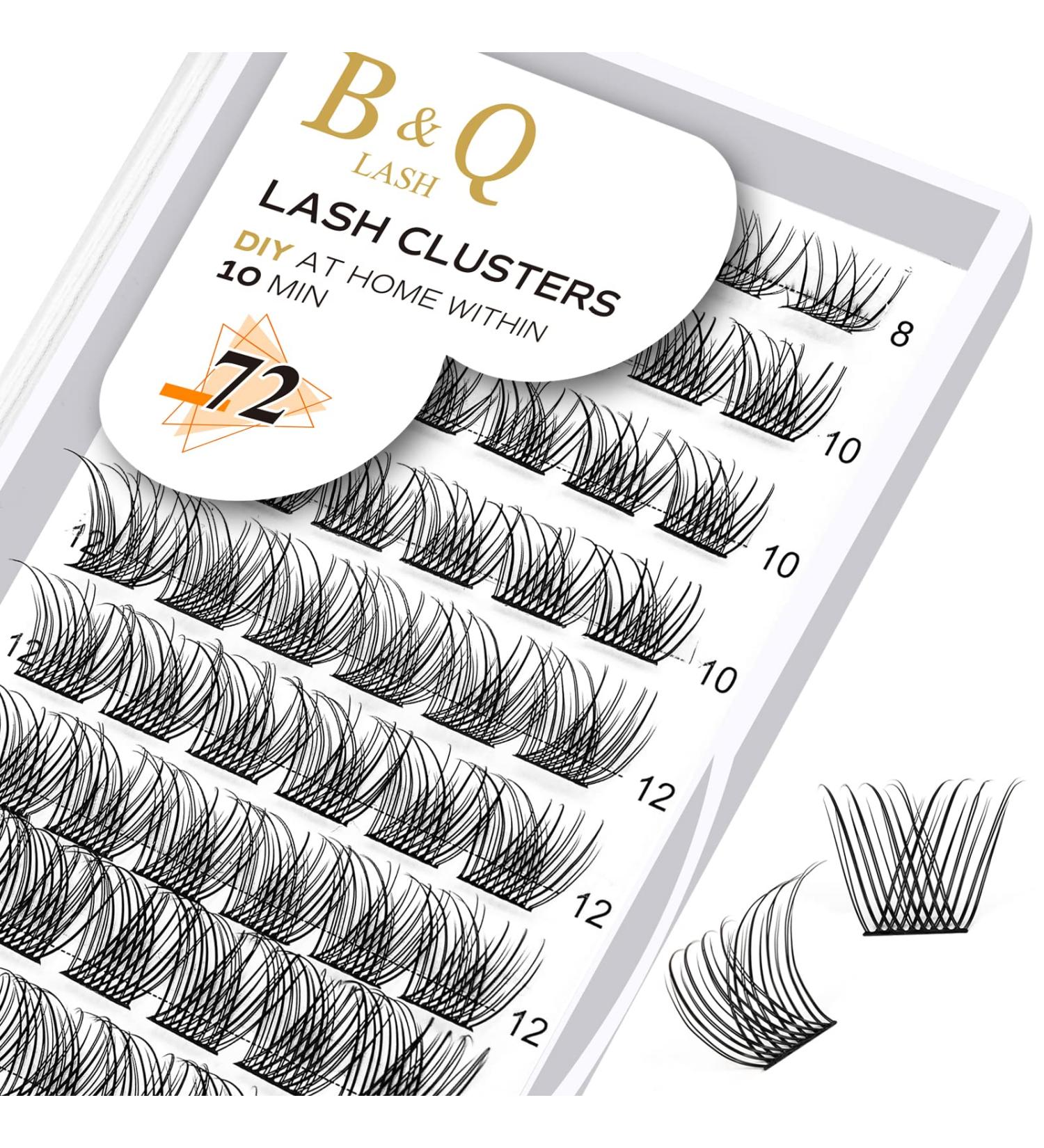 Shop D CURL Individual Eyelashes 8-16 Mix | 72 PCs DIY Reusable Wispy Eyelash Extensions for Beginners - Buy Online on GoSupps.com