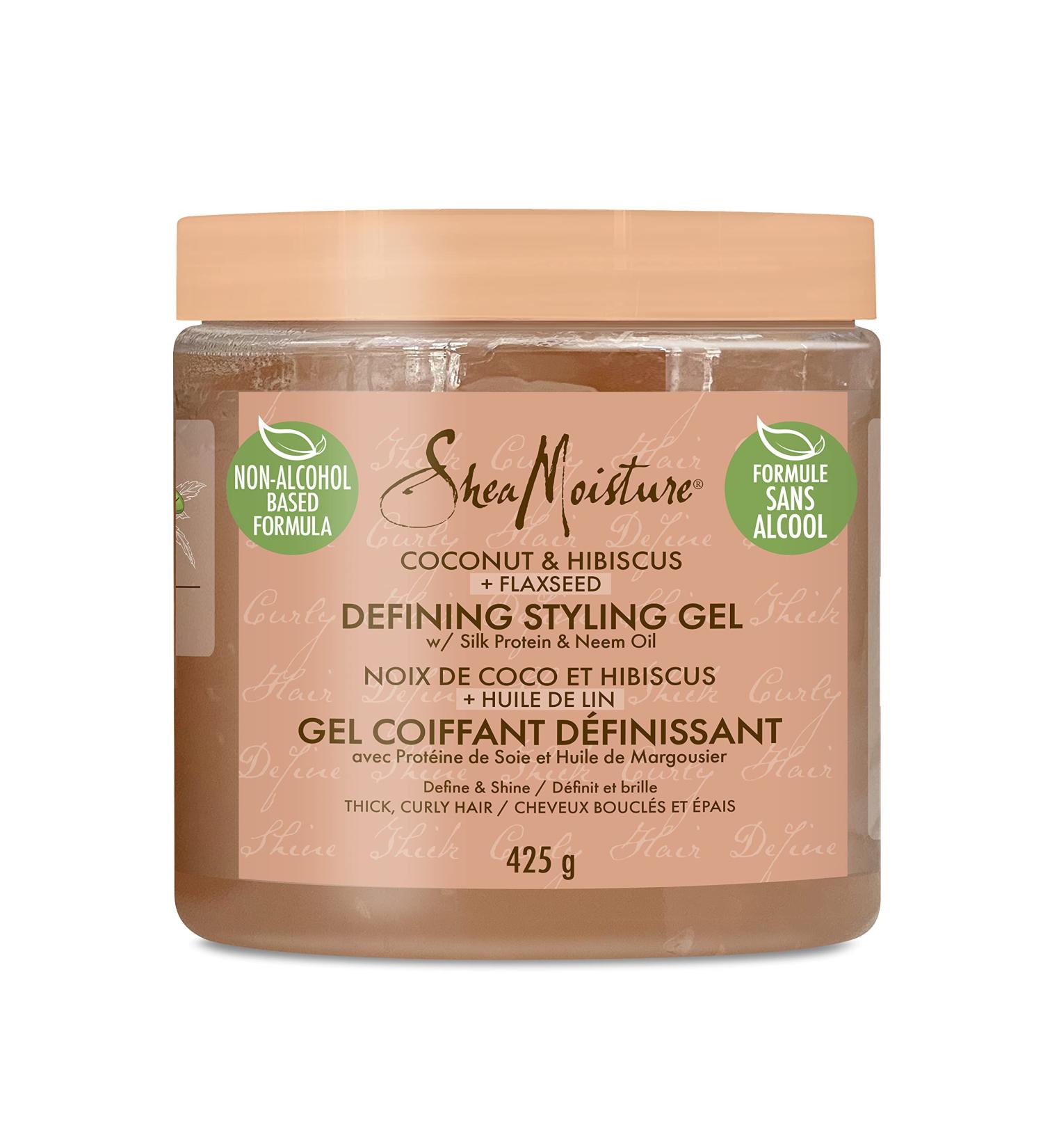 SheaMoisture Coconut Hibiscus Styling Gel for Thick Curly Hair - 15 oz (Pack of 1) | Paraben-Free & Frizz Control - Buy Online on GoSupps.com