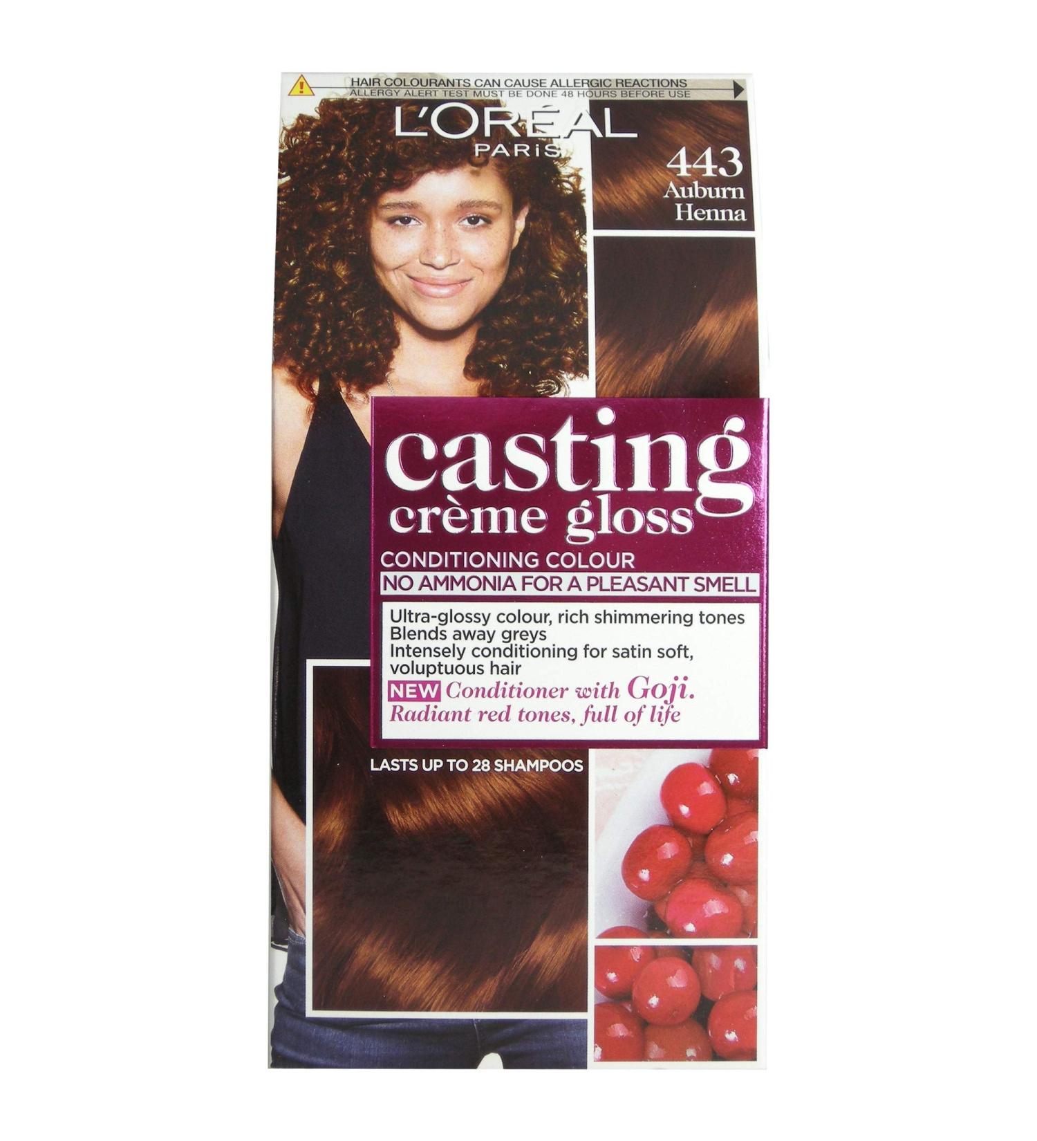 L'Or al Casting Cr me Gloss 443 Auburn Henn