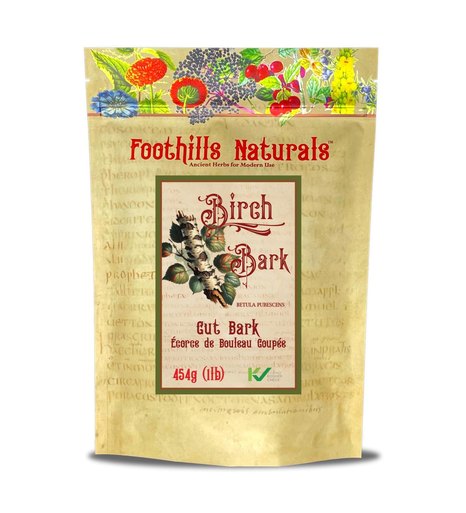 Foothills Naturals Birch Bark - 454g / 1 Pound Cut - Buy Online on GoSupps.com