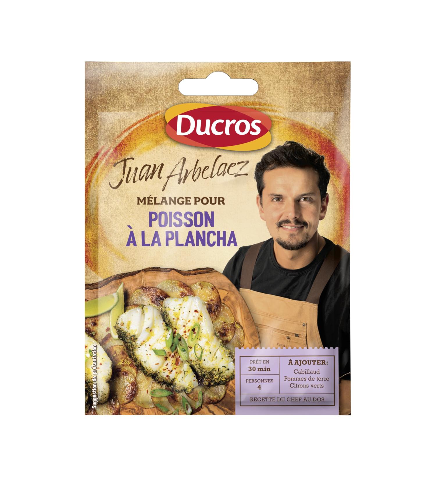 DUCROS - M lange pour Poisson la Plancha Juan Arbelaez Assaisonnement base d' chalote de citron et d'aneth 20 g 20 g (Lot de 1)