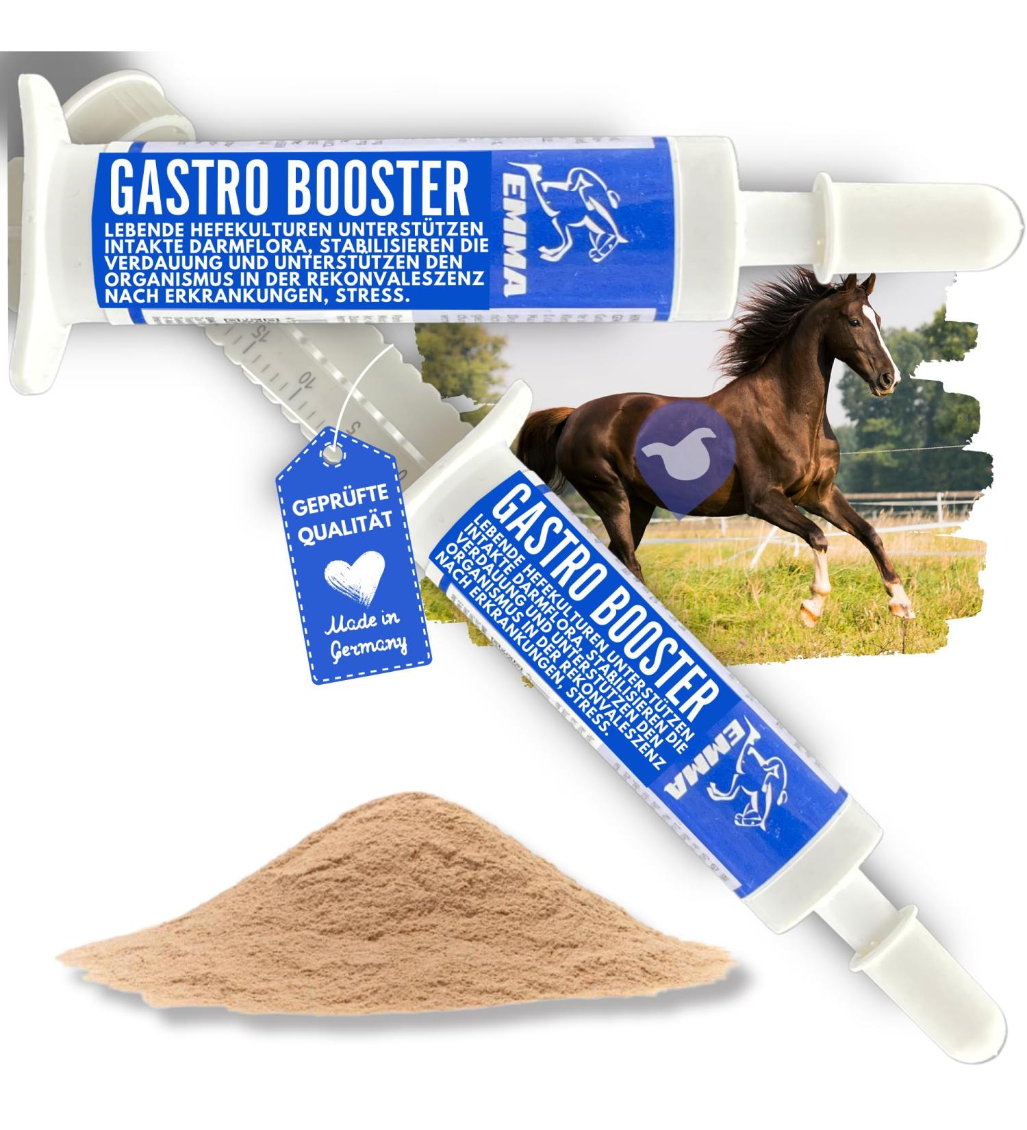 Gastrointestinal Paste Probiotics Brewer's Yeast Horse I Vitamin EI Yeast Culture Intestinal Flora Gastrointestinal - Vitamin I After Colic Skimmer Diarrhea Metabolism Horse 2 x 30 ml - Buy Online on GoSupps.com