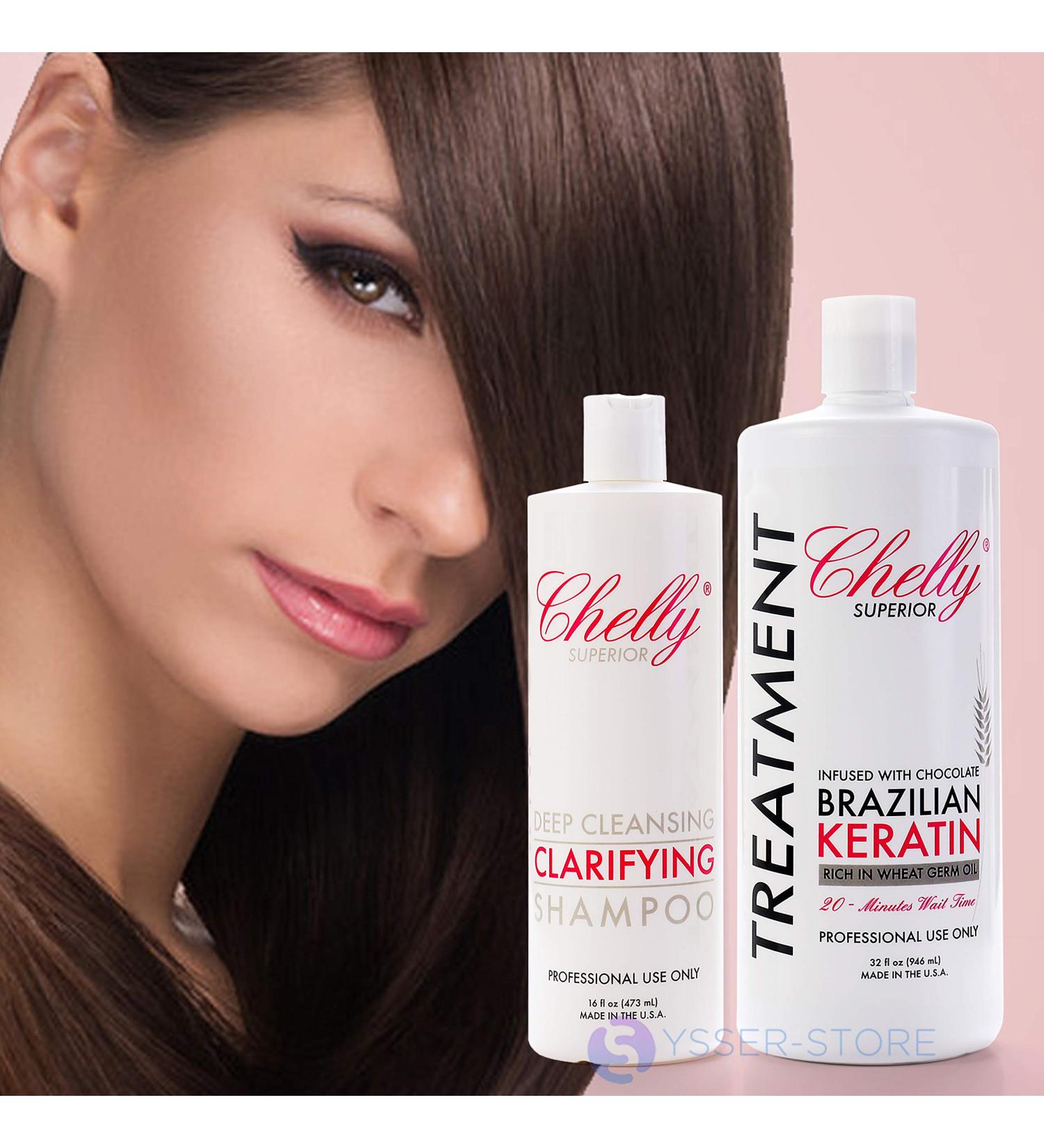 SUPERIOR BRAZILIAN KERATIN TREATMENT CHOCOLATE & CLARIFIYNG SHAMPOO COMBO