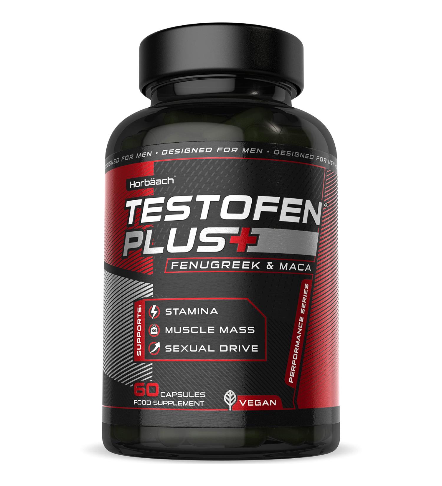 Fenugreek & Maca Complex Supplement 60 Vegan Capsules for Stamina & Muscle Mass Health by Horbaach - Buy Online on GoSupps.com