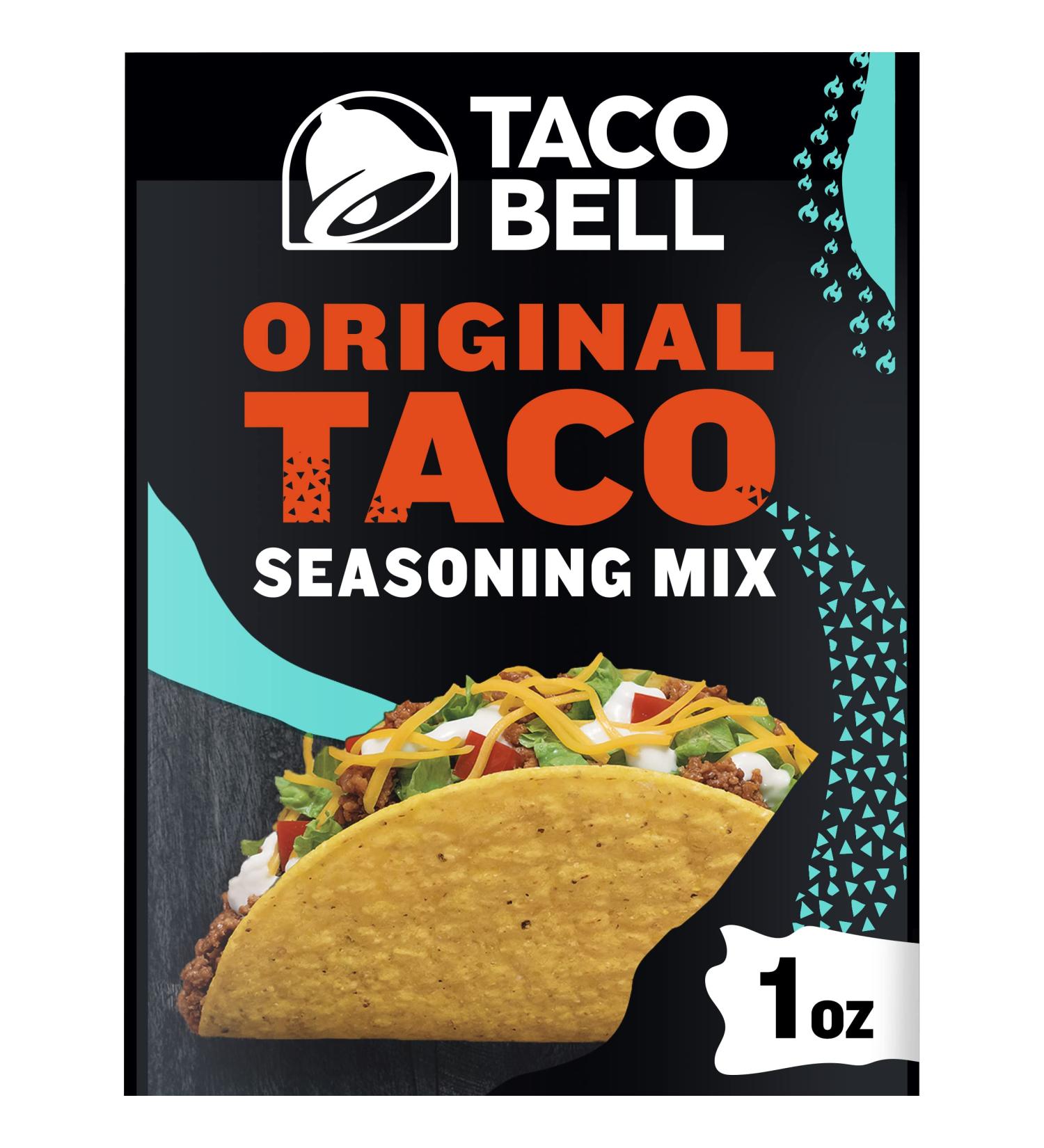 Taco Bell Original Taco Seasoning Mix - 1 oz Packet | Authentic Mexican Flavors - Buy Online on GoSupps.com