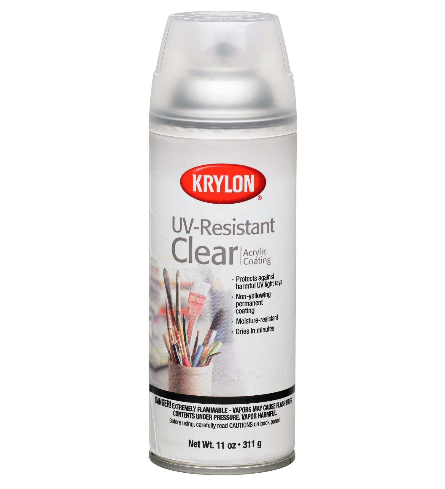 Krylon K01305 Gallery Series Artist and Clear Coatings Aerosol  11-Ounce  UV-Resistant Clear Gloss Gloss 11 Ounce (Pack of 1) UV-Resistant Gloss Aerosol