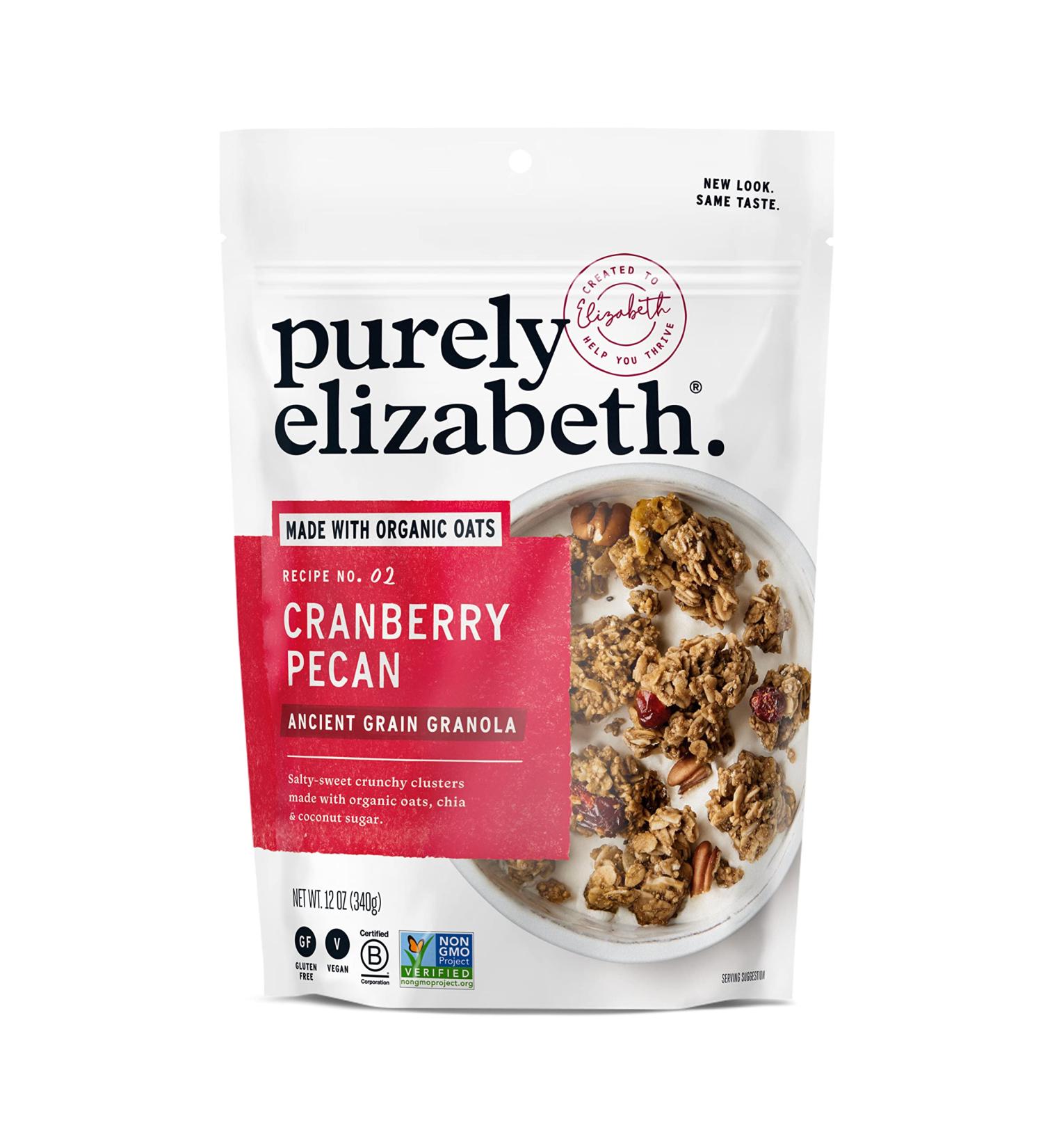 Purely Elizabeth Ancient Grain Granola Cranberry Pecan 12 Ounce - Buy Online on GoSupps.com