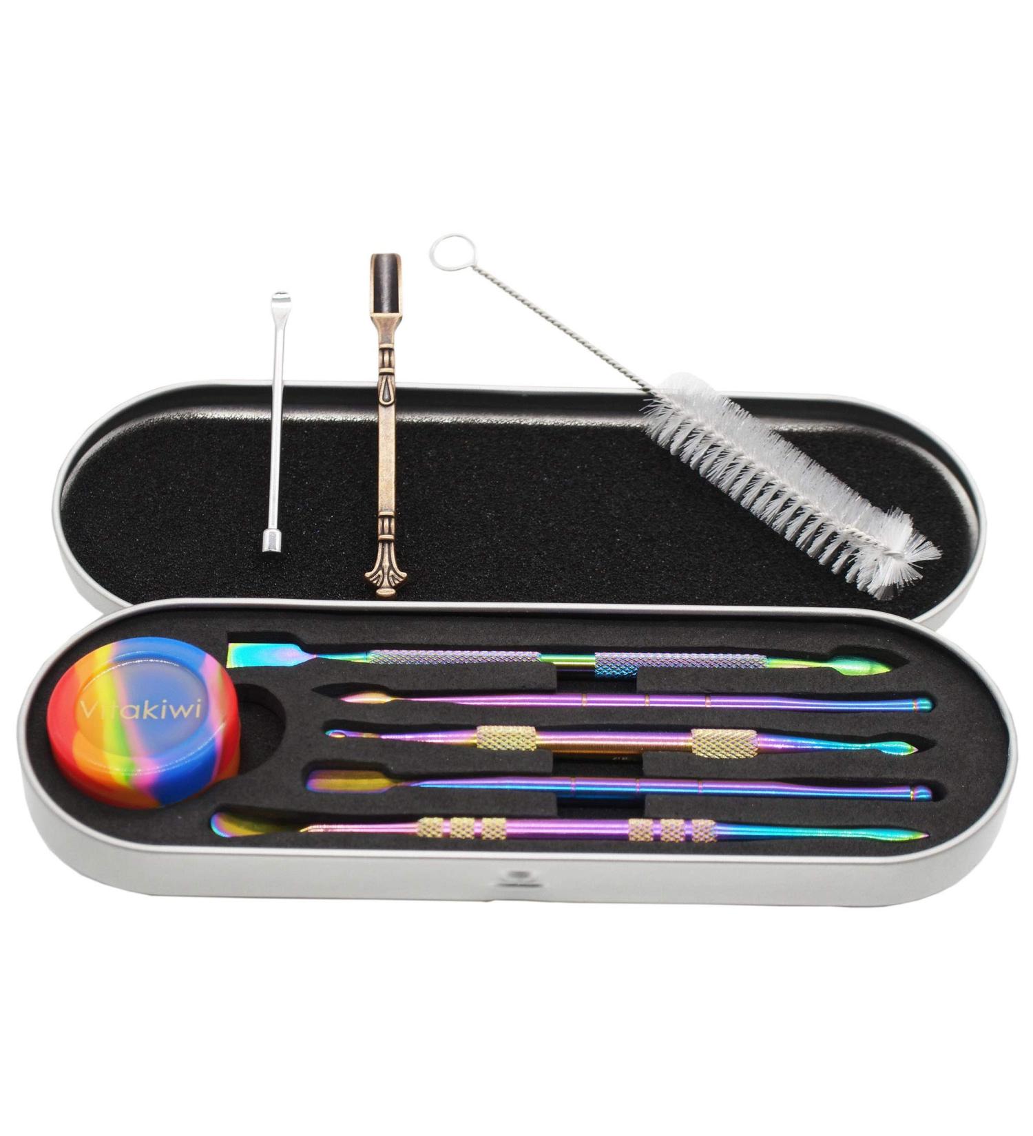 Vitakiwi Wax Carving Rainbow Tool Set with Silicone Container and Case - Buy Online on GoSupps.com