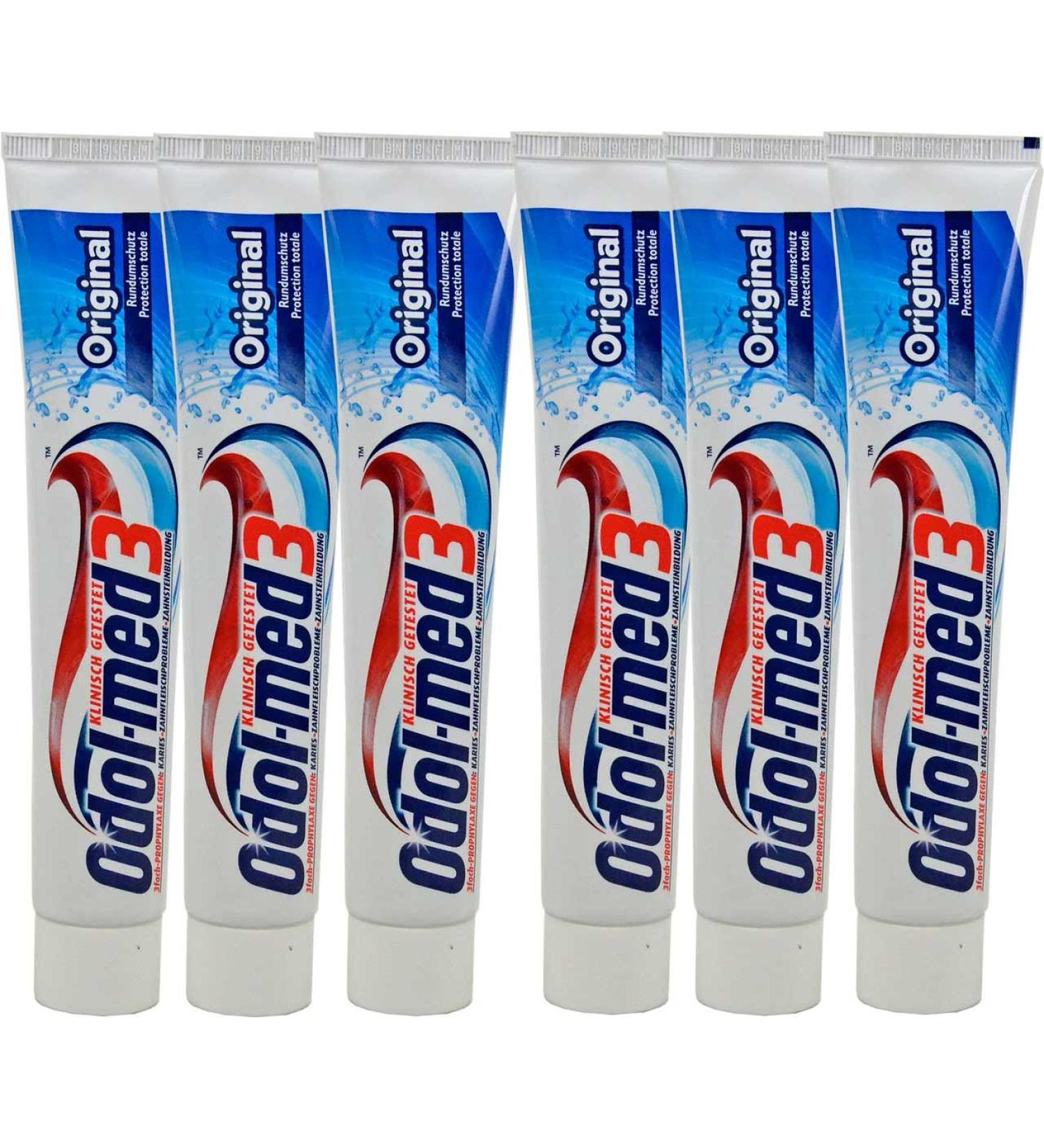 Odol med 3 original toothpaste 6 x 75 ml