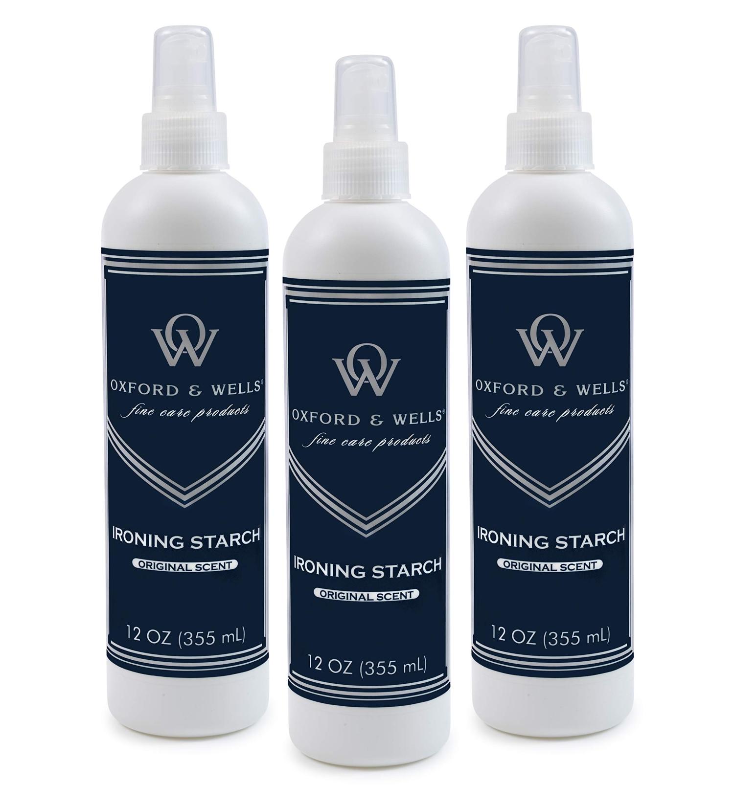 Oxford & Wells 12-Ounce Premium Ironing Non-Aerosol Spray Starch - Pack of 3 - Buy Online on GoSupps.com
