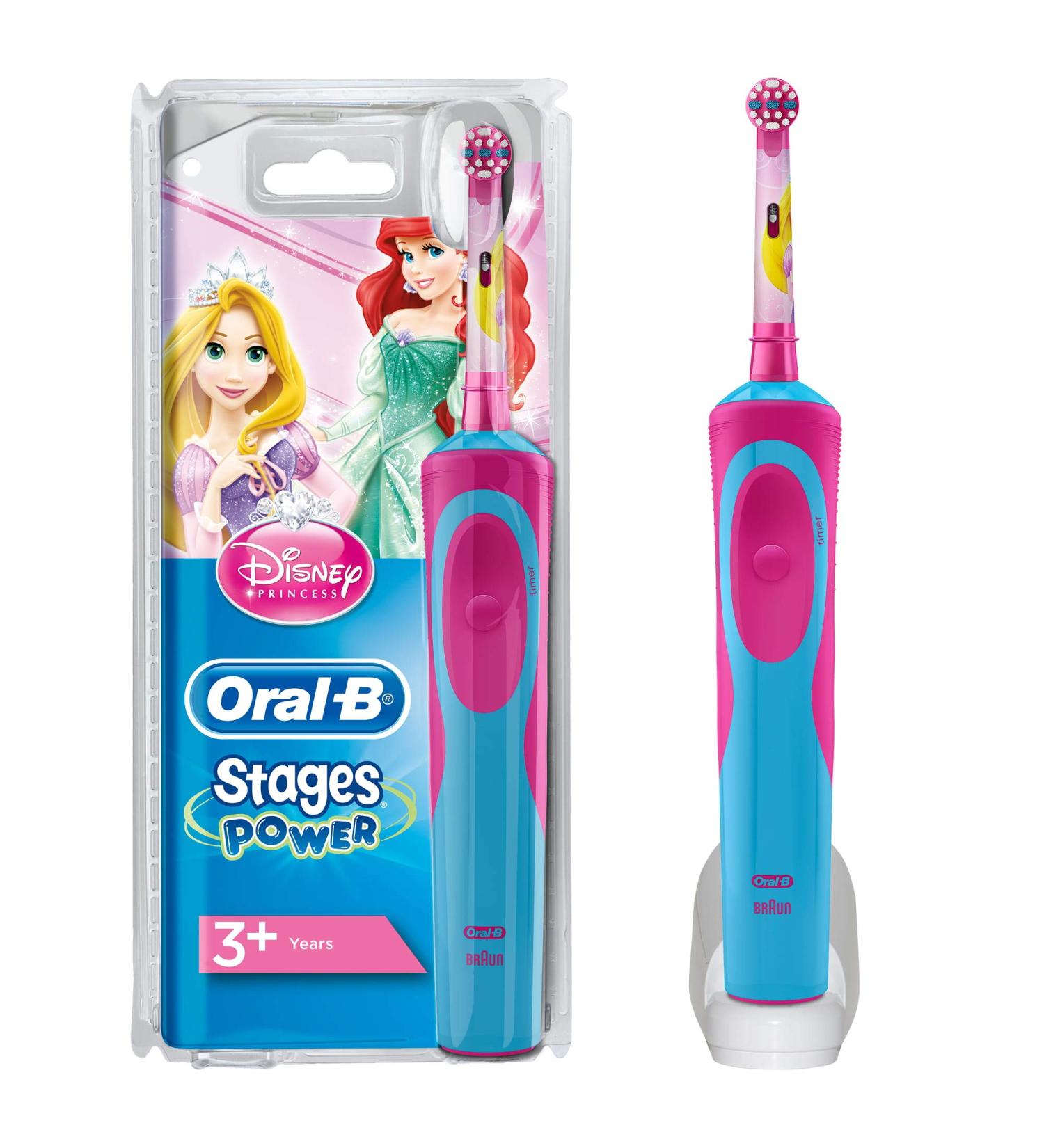 Oral-B Vitality Toothbrush Stages Power Electric For Kids Princess - Buy Online on GoSupps.com