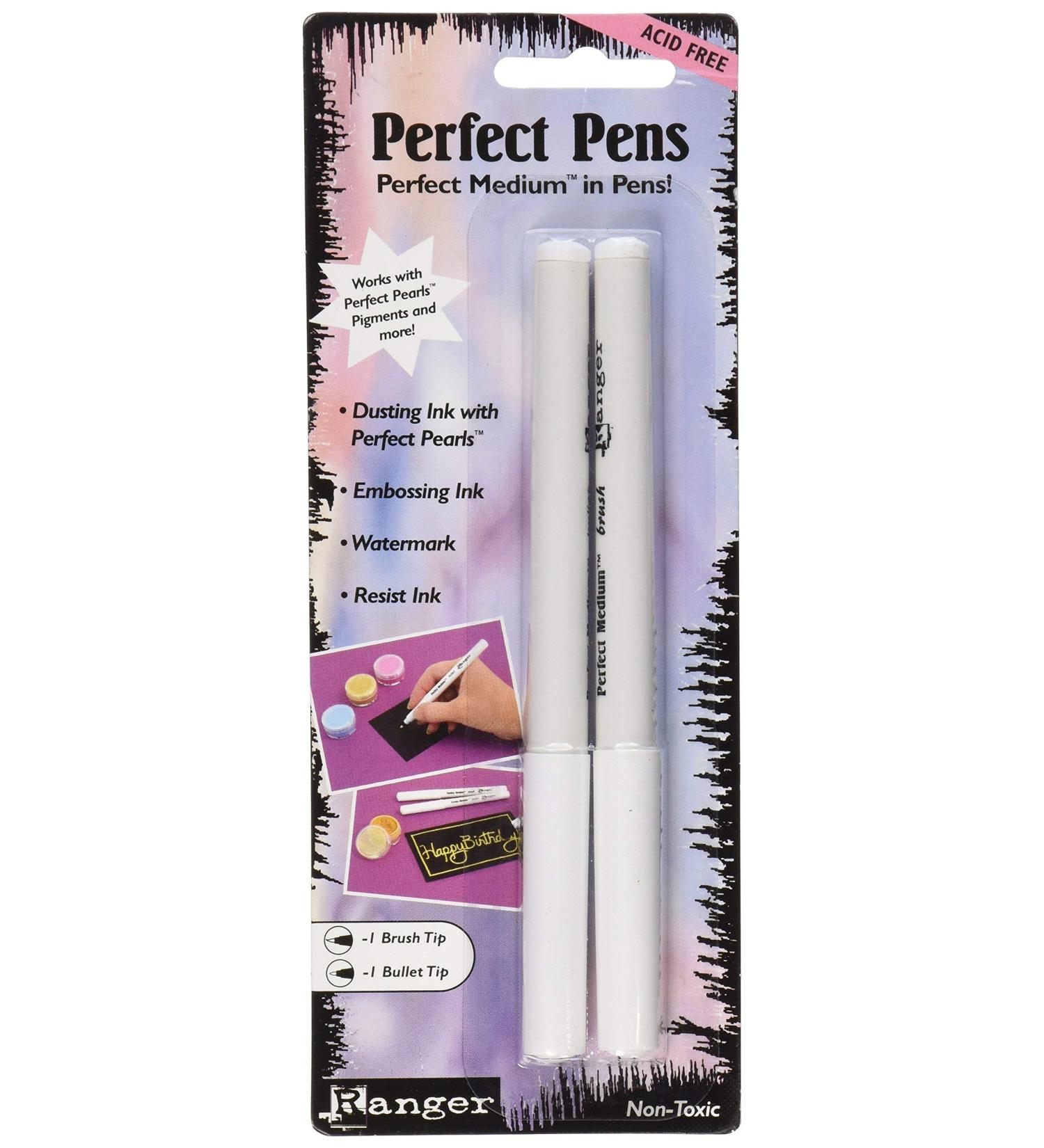Ranger Perfect Pens Set - 2 Pack - Clear | High-Quality Crafting Supplies - Buy Online on GoSupps.com