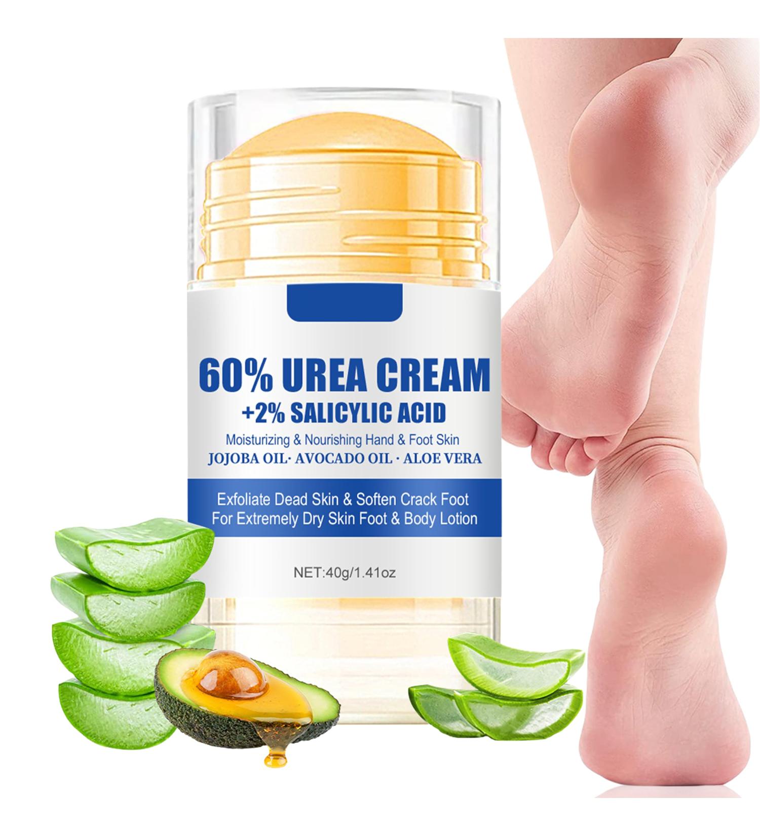  MrCuvaryas Urea cream with 42% for very dry and rough skin maximum strength foot lotion cream for dry chapped feet hands heels elbows - Buy Online on GoSupps.com