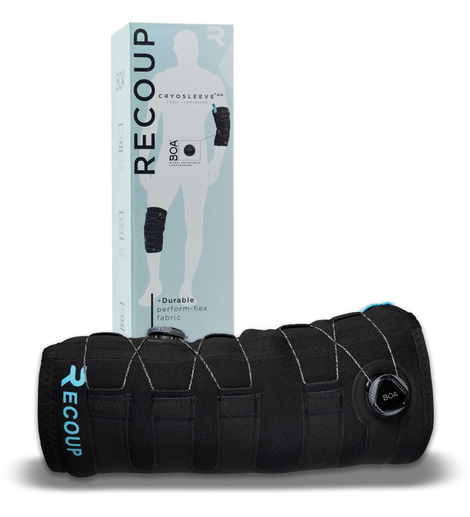 Recoup Cryosleeve Medium | Ice Cold Compression Sleeve for Arms & Legs | Up to 1 Hour Cold | Adjustable Compression | Reusable Ice Pack for Elbows & Knees | Pain Relief for Muscles & Joints - Buy Online on GoSupps.com