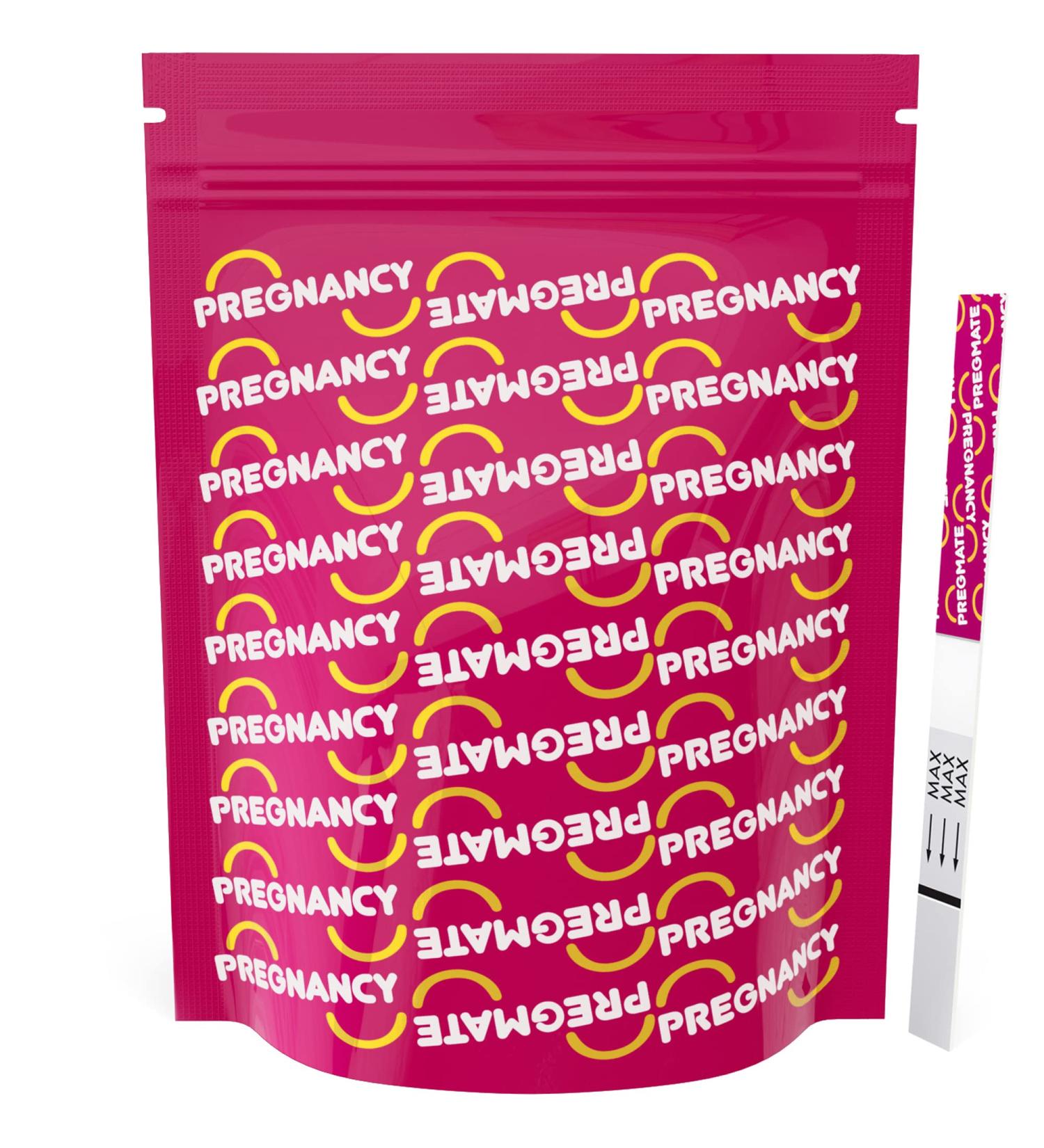 Pregmate 10 Pregnancy Test Strips (10 Count) - Accurate & Reliable Home Pregnancy Testing - Buy Online on GoSupps.com