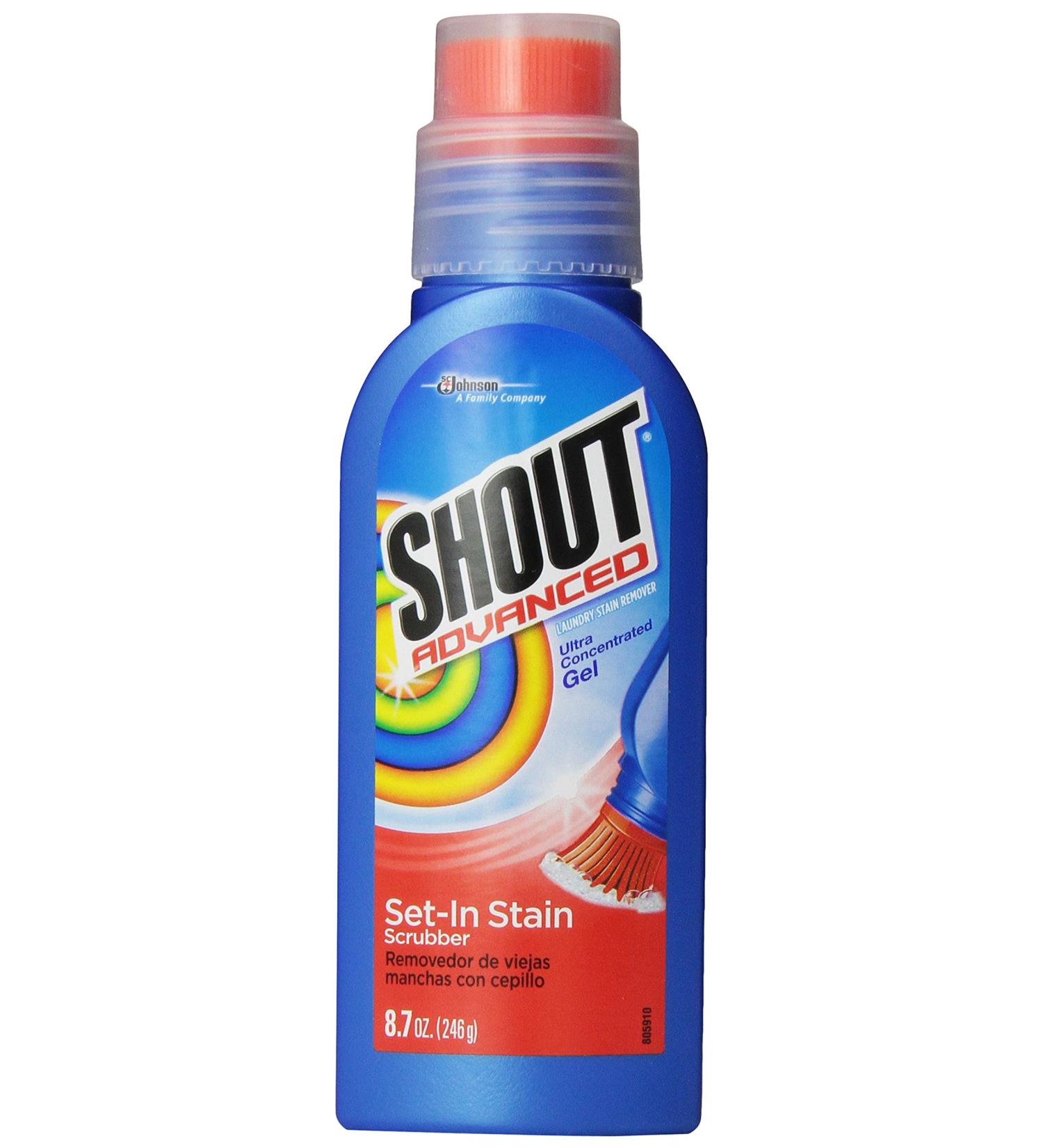 Shout Advanced Ultra Concentrated Gel Brush - 8.7 oz | Stain Remover for Tough Stains - Buy Online on GoSupps.com