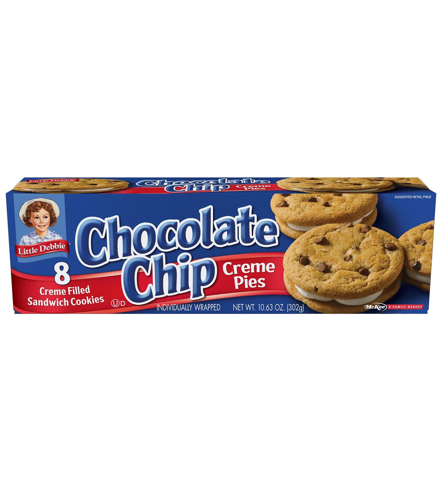 Little Debbie Chocolate Chip Creme Pies - 10.63 oz | Delicious Snack for Any Occasion - Buy Online on GoSupps.com