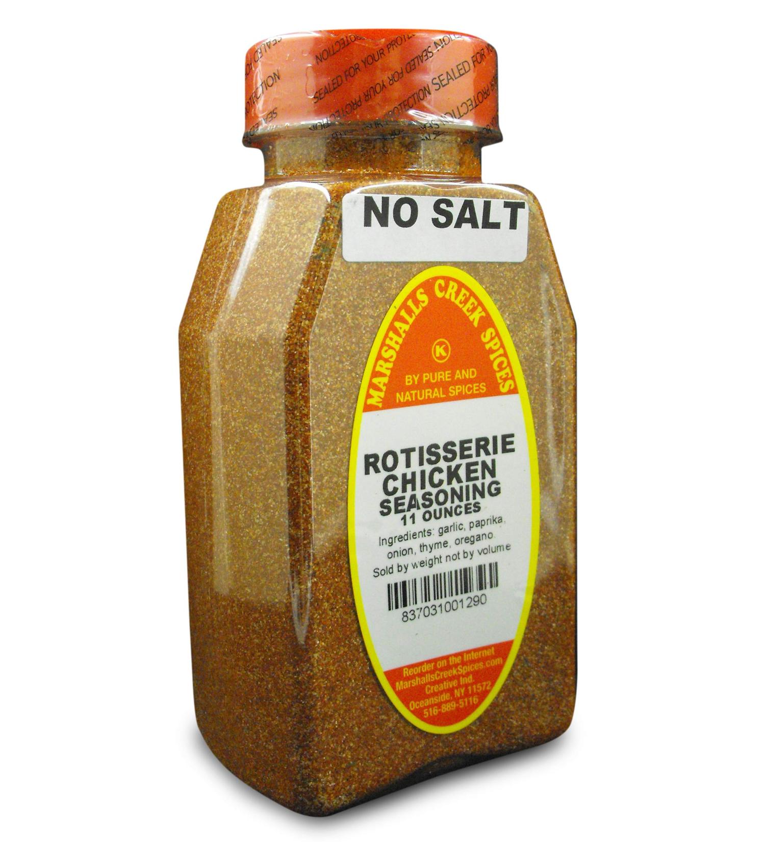 Marshalls Creek Spices Marshalls Creek Kosher Spices Rotisserie Chicken Seasoning No Salt 11 Oz 11 ounces