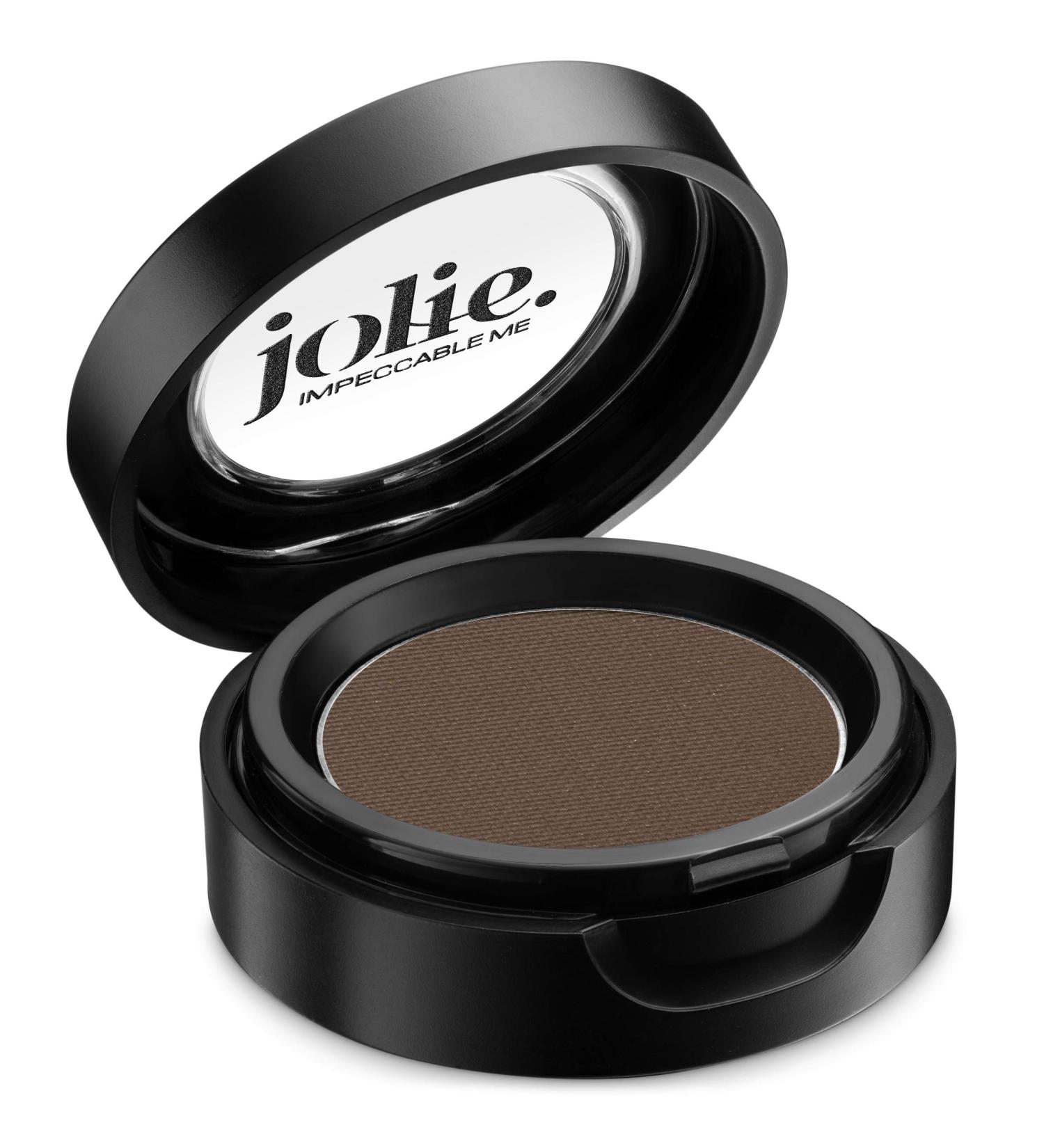 Jolie Cosmetics Powder Pressed Matte Eyeshadows - Cruelty Free  Vegan  Single Pan Eyeshadow 1.48g Warm Neutrals (Chocolate Brown)