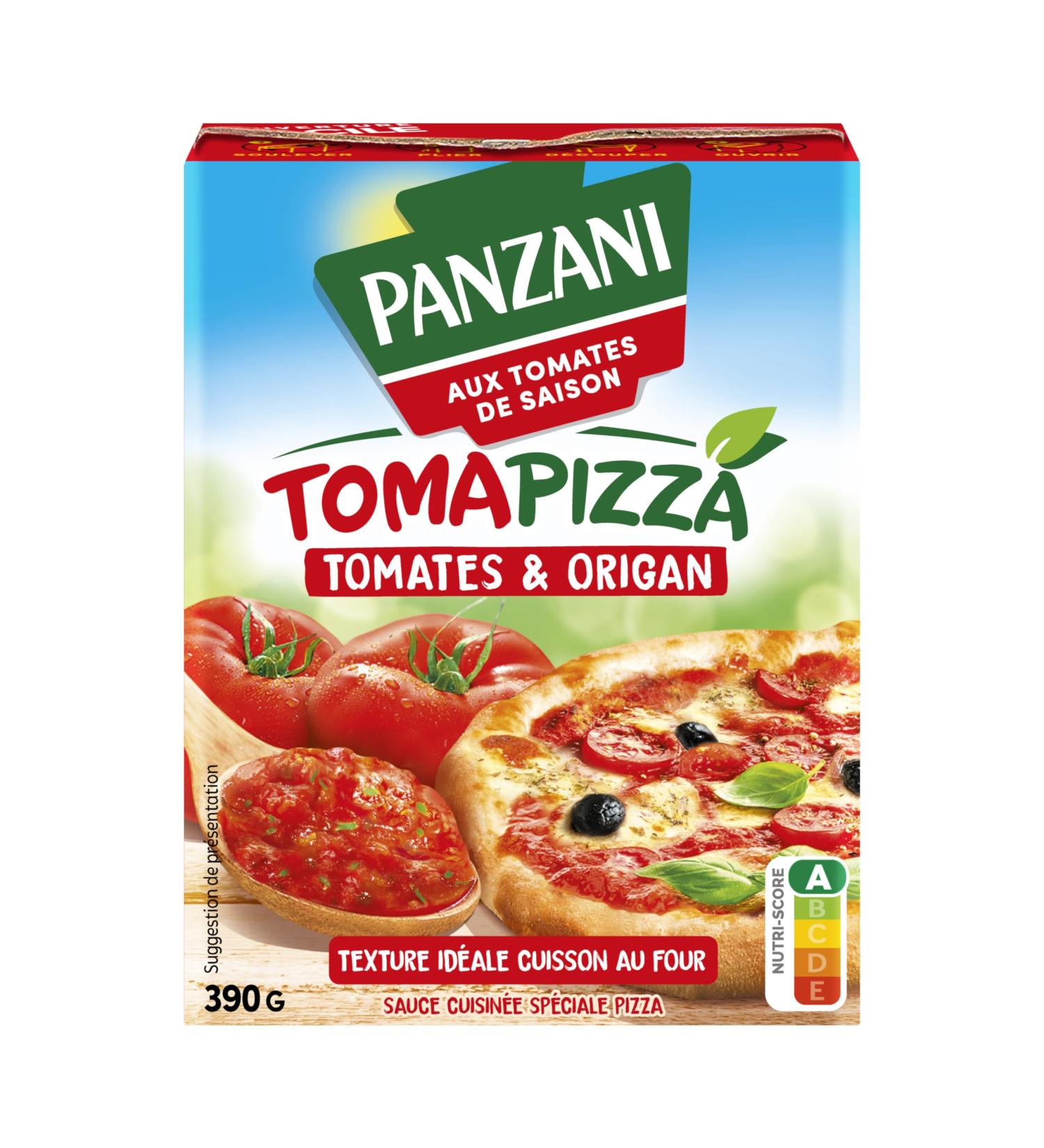 Panzani Tomato with Tomapizza Tomato and Oregano sauce 390g - Buy Online on GoSupps.com