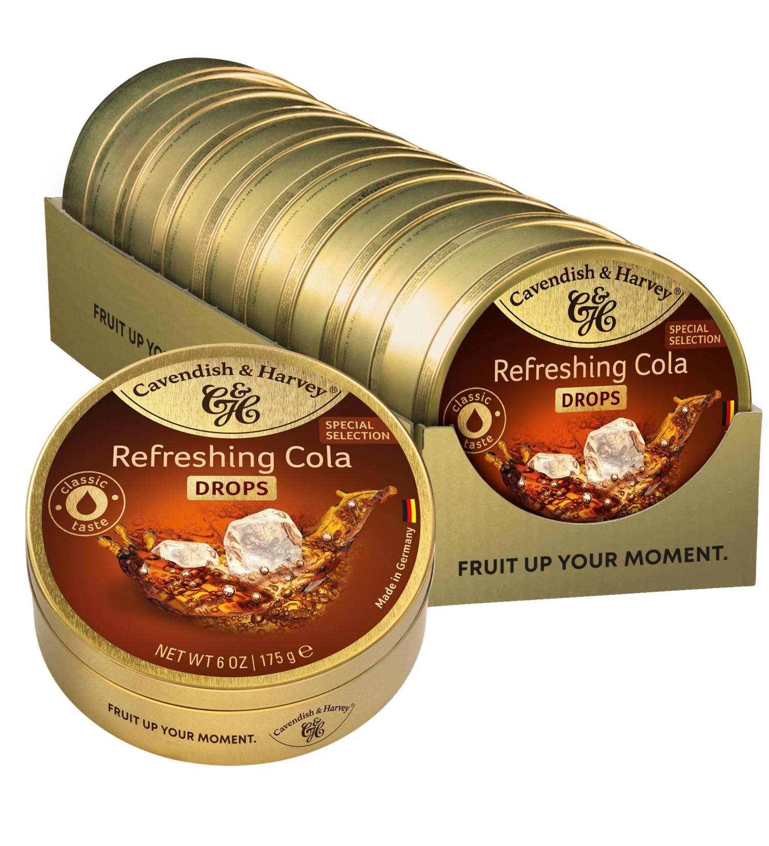  Cavendish & Harvey Cavendish & Harvey Cooling Cola Drops 175g 9 Pack - Buy Online on GoSupps.com