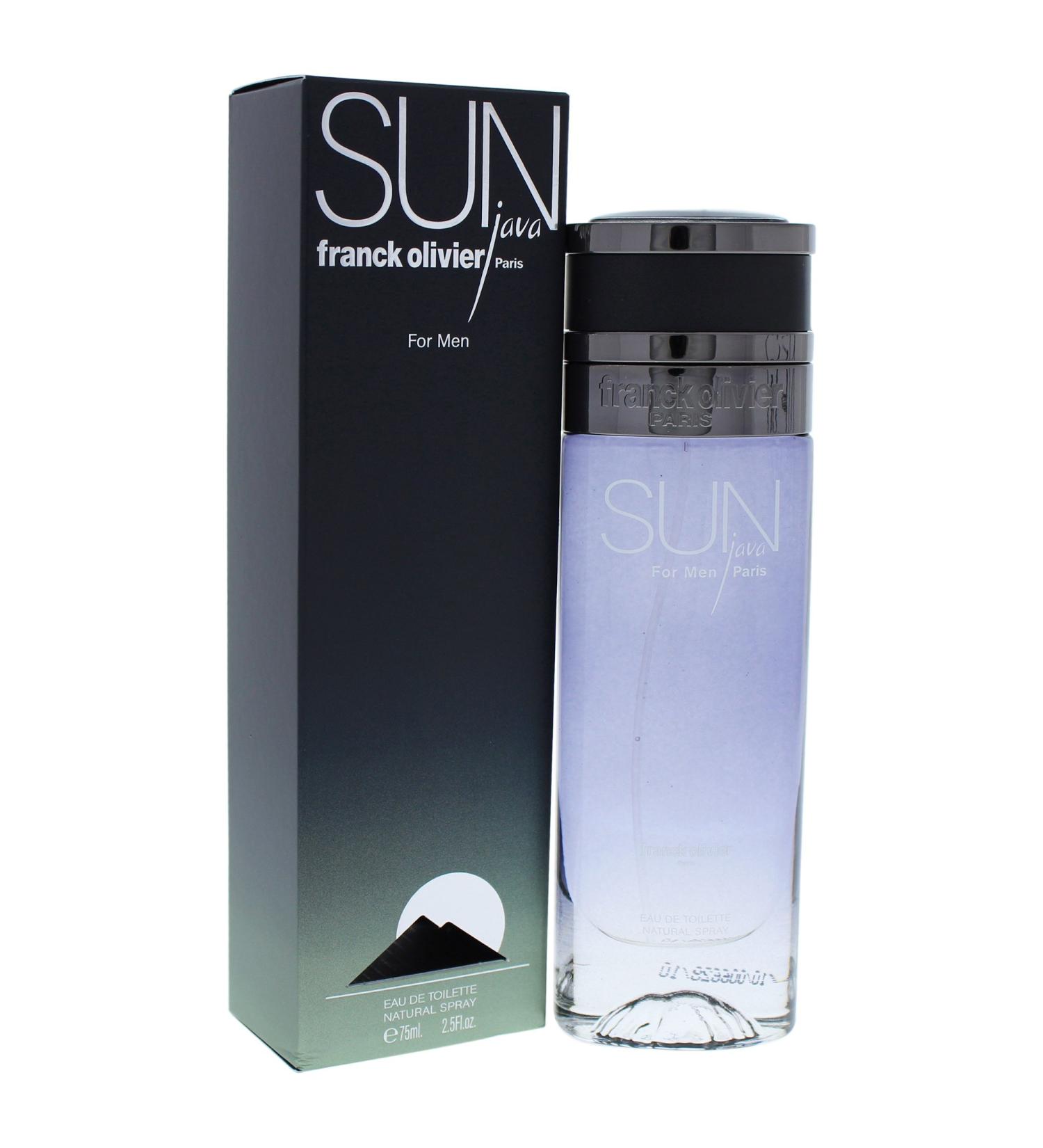 Frank Olivier Sun Java Eau de Toliette Spray for Men, 2.5 Fluid Ounce
