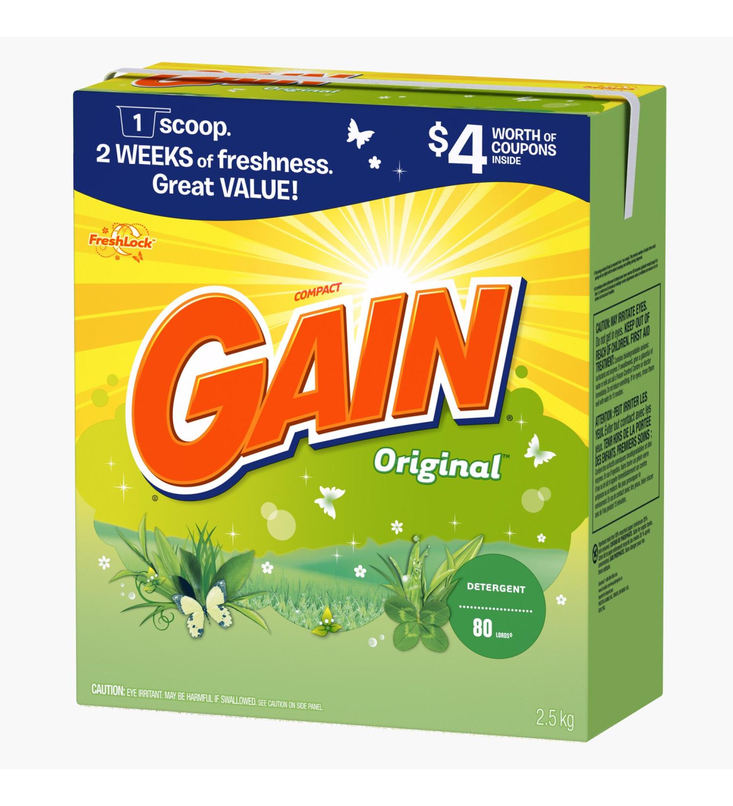 Gain Powder Reg Cpu2 4/2.5Kg 80Uses 2.57Kg- Packaging May Vary