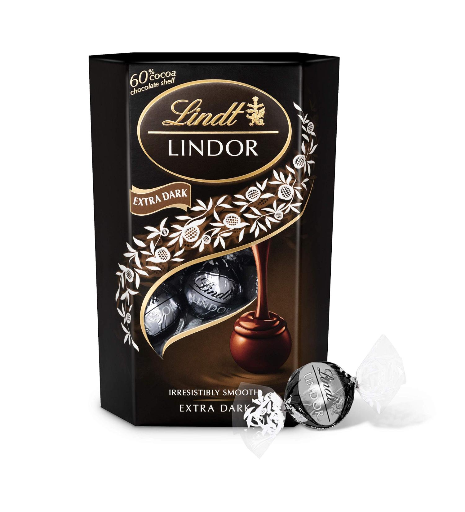Lindt Lindor 60% Dark Chocolate Cornet 200g (Pack of 2) - Buy Online on GoSupps.com