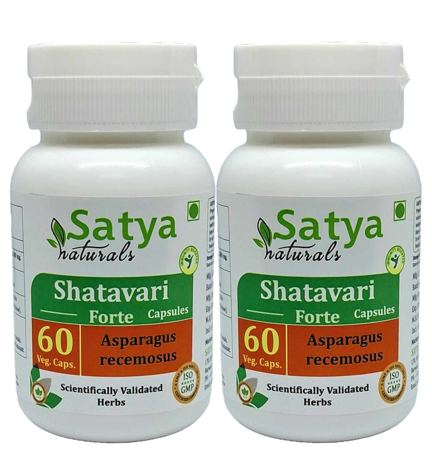 Generic Asparagus racemosus (Shatavari) Forte Capsules Pack of 60 x 500 mg. Veg. Capsules (Pack of 2) Green 120 Count (Pack of 1) - Buy Online on GoSupps.com