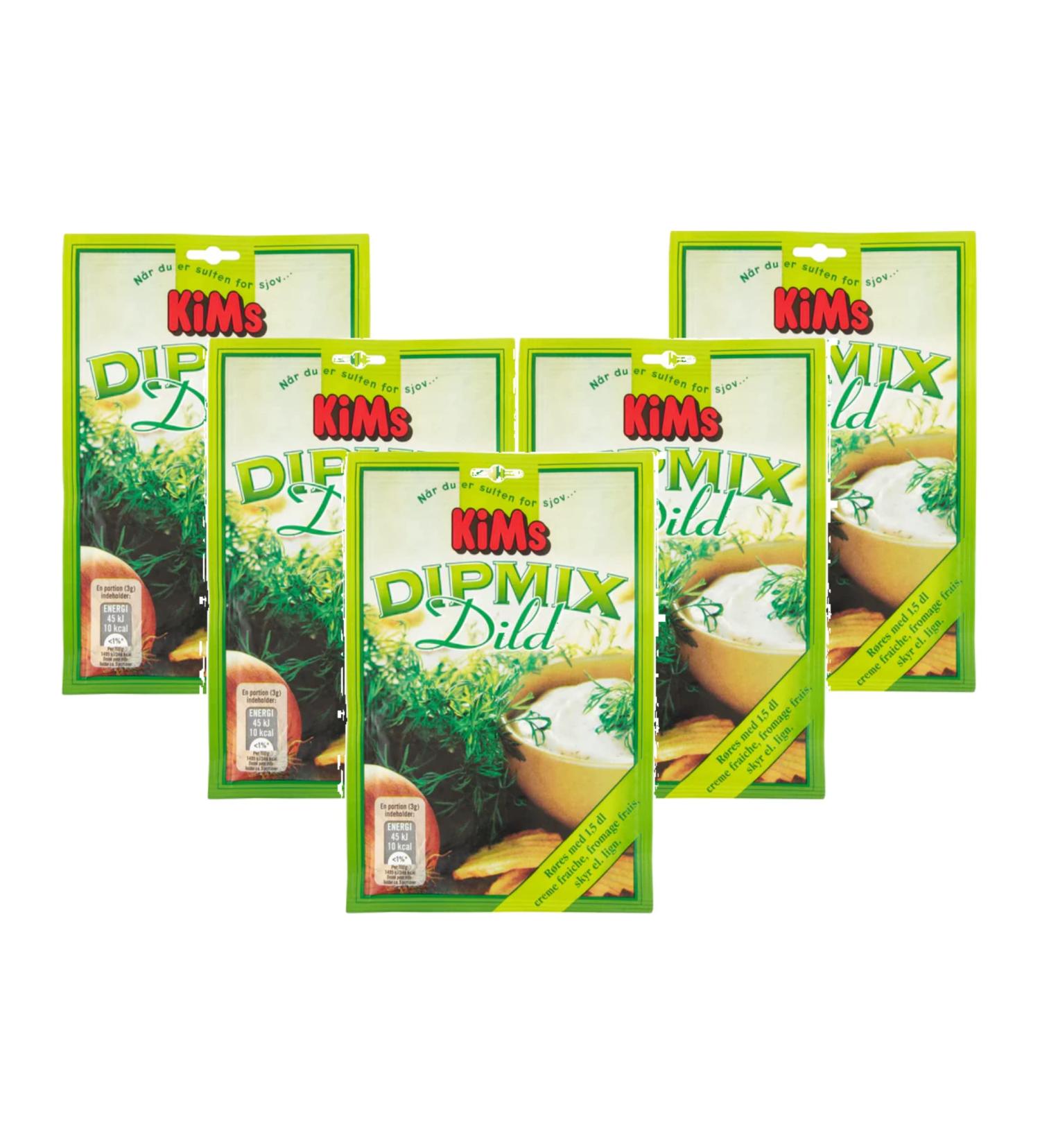 Lot de 5 godets Kims Dip 14 g