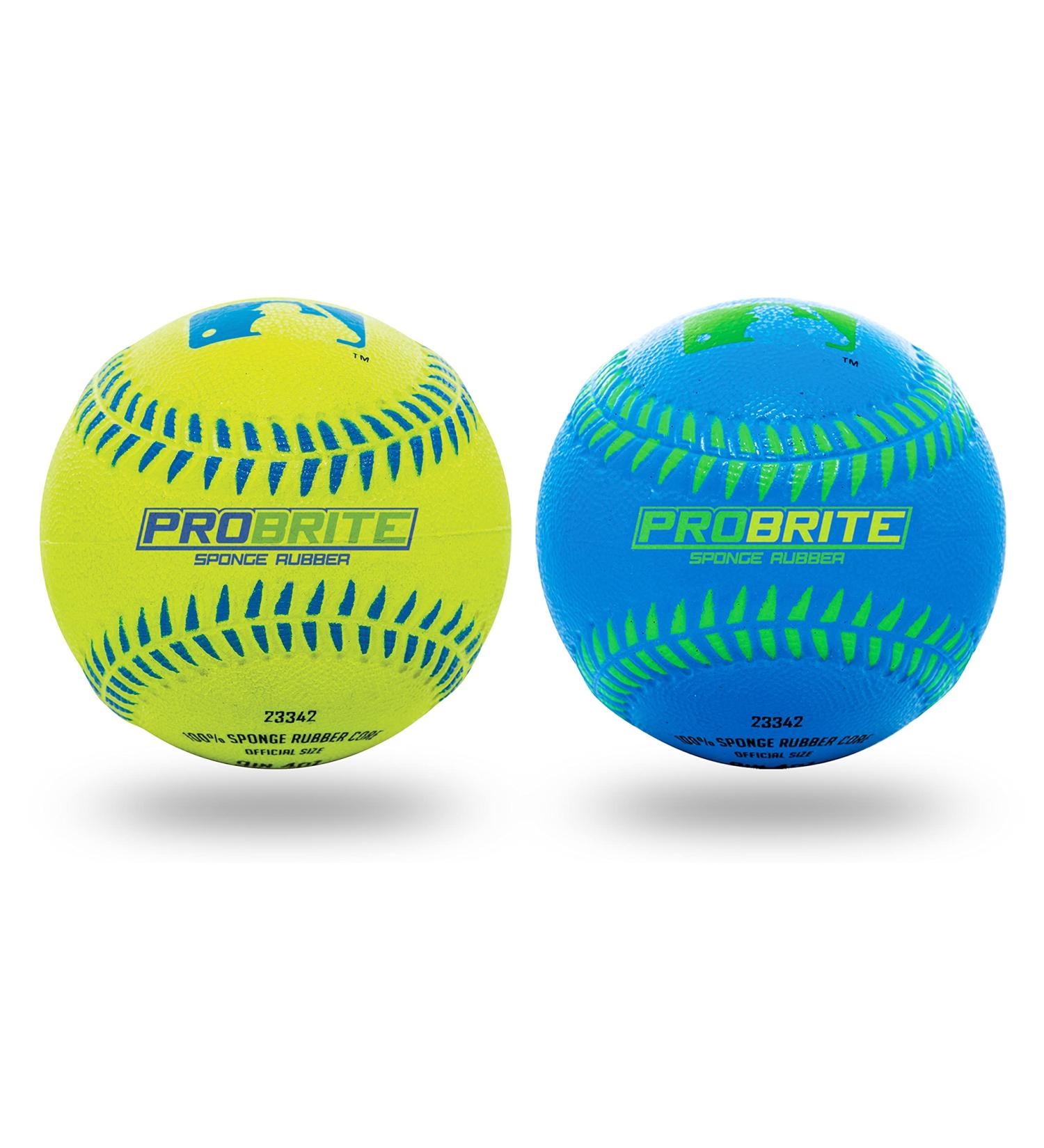 Franklin Sports Pro Brite Neon Rubber Teeball 2-Pack - MLB Youth Tball for Baseball & Softball - Buy Online on GoSupps.com