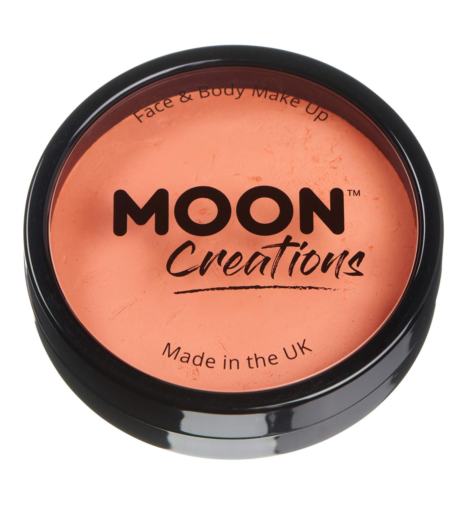 Moon Creations Pro Face & Body Makeup in Apricot 36g - Professional Face Painting Paint Cake for Kids & Adults | Ideal for Fancy Dress, Festivals, Halloween - Buy Online on GoSupps.com