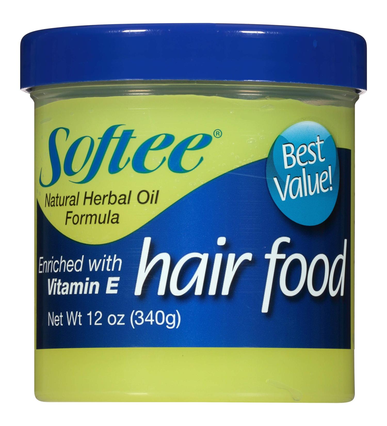 Softee Hair Food with Vitamin E - Nourishing 12 oz Hair Care for Healthy Hair - International Shipping Available - Buy Online on GoSupps.com