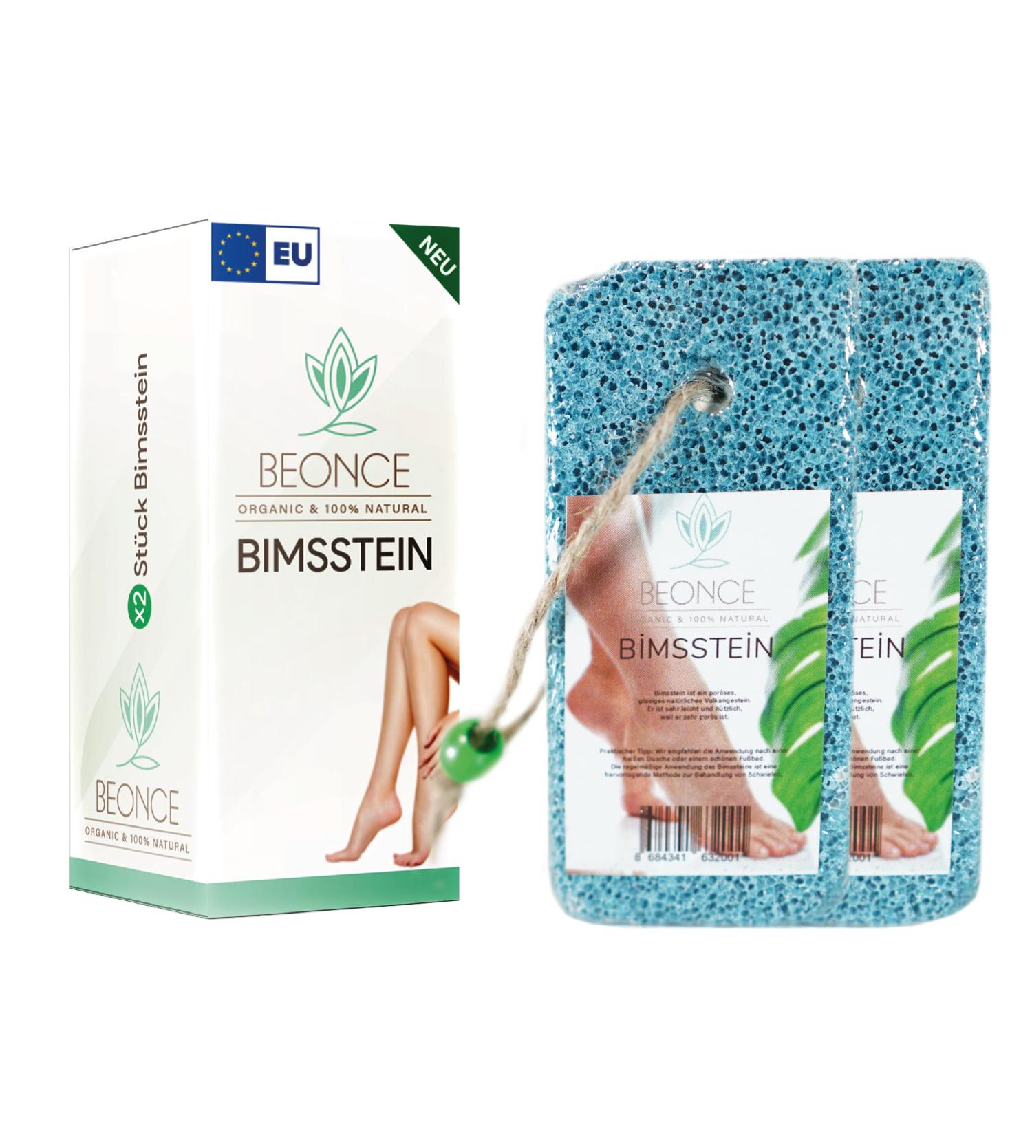 Blue Pumice Stone for Foot Care - Callus Remover & Hard Skin Lifter (2 Pieces) - Perfect for Smooth Soles - Buy Online on GoSupps.com