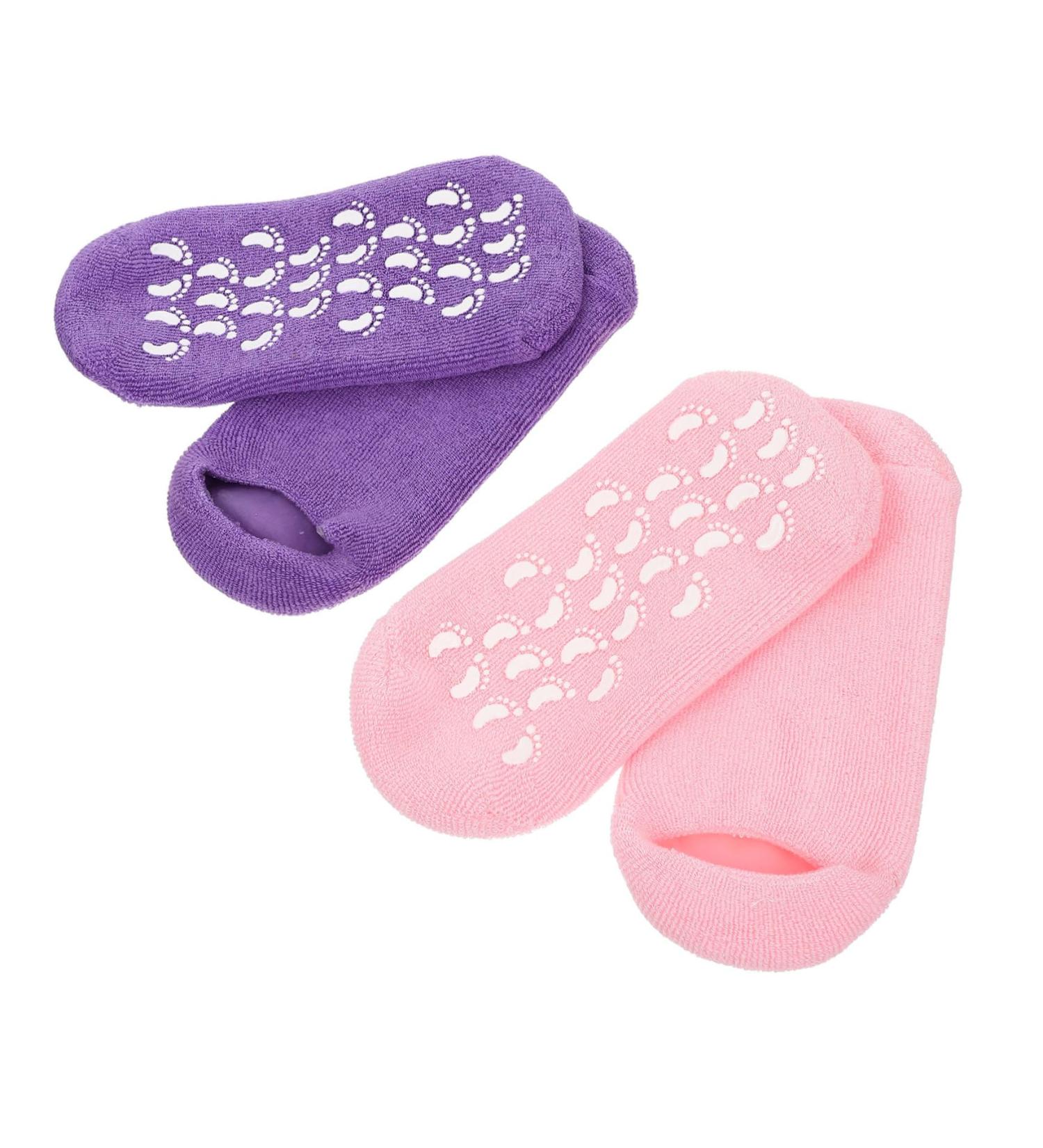 SOESFOUFU 2 Pairs Gel Socks Cracked Heel Repair Women s Socks Womens Socks & Hosiery Moisturizing Heel Sleeves Heel Socks for Dry Cracked Feet Foot Cover Socks Miss Spa Commodity Cotton Yarn - Buy Online on GoSupps.com