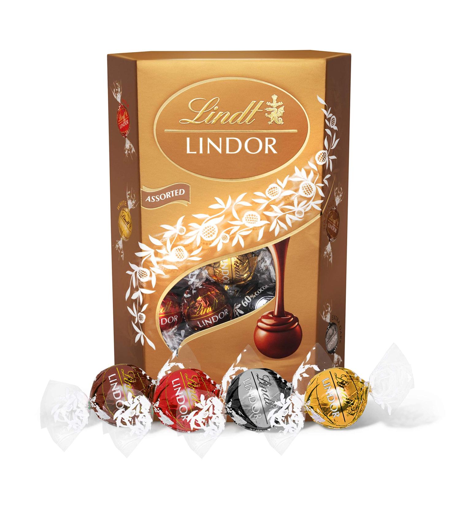 Lindt Lindor Assorted Chocolate Truffles Box - 337g | Buy Internationally | Gourmet Chocolates Online - Buy Online on GoSupps.com
